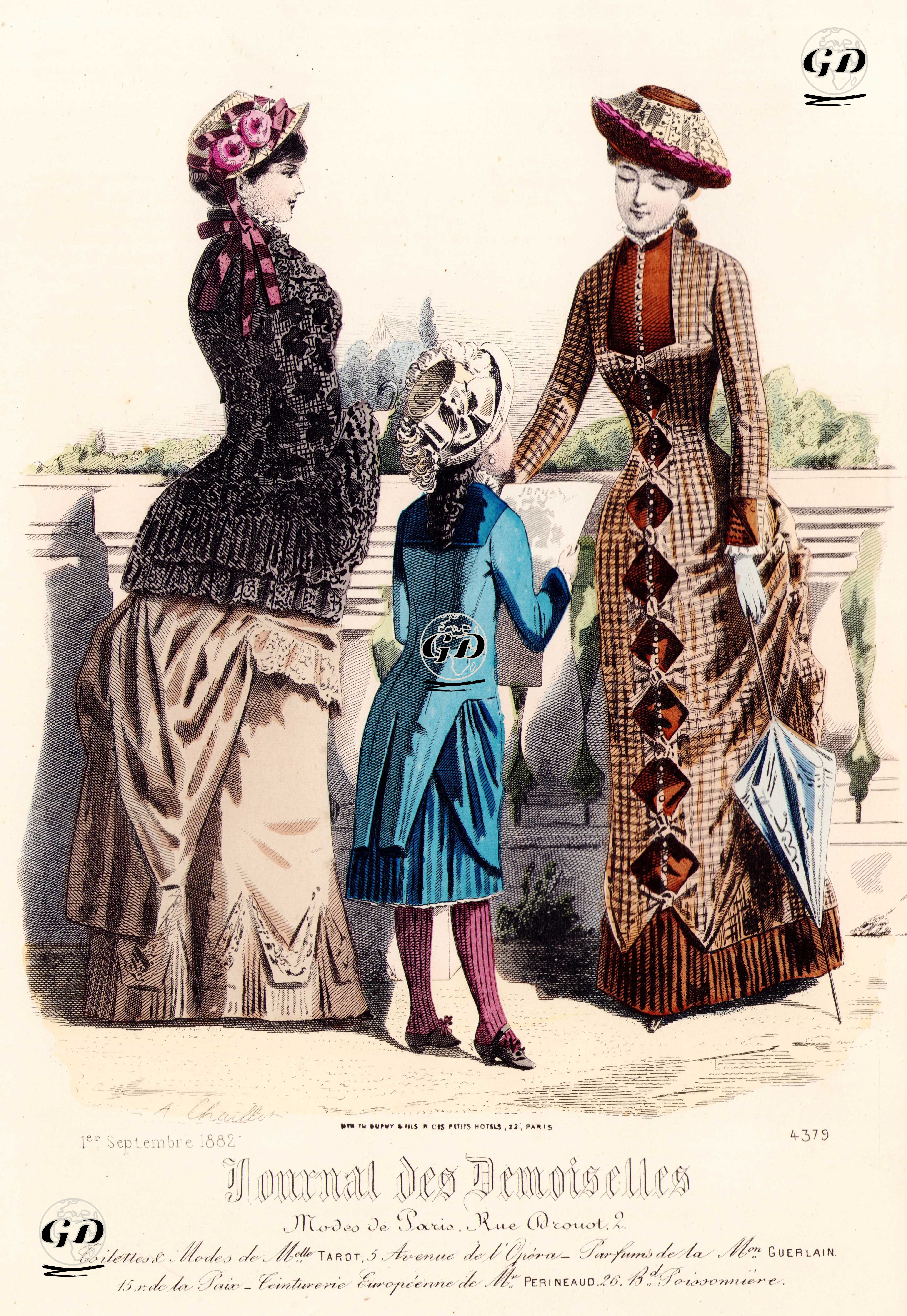 Journal des Demoiselles, 1er Septembre 1882 - A.Chaillot - 1882