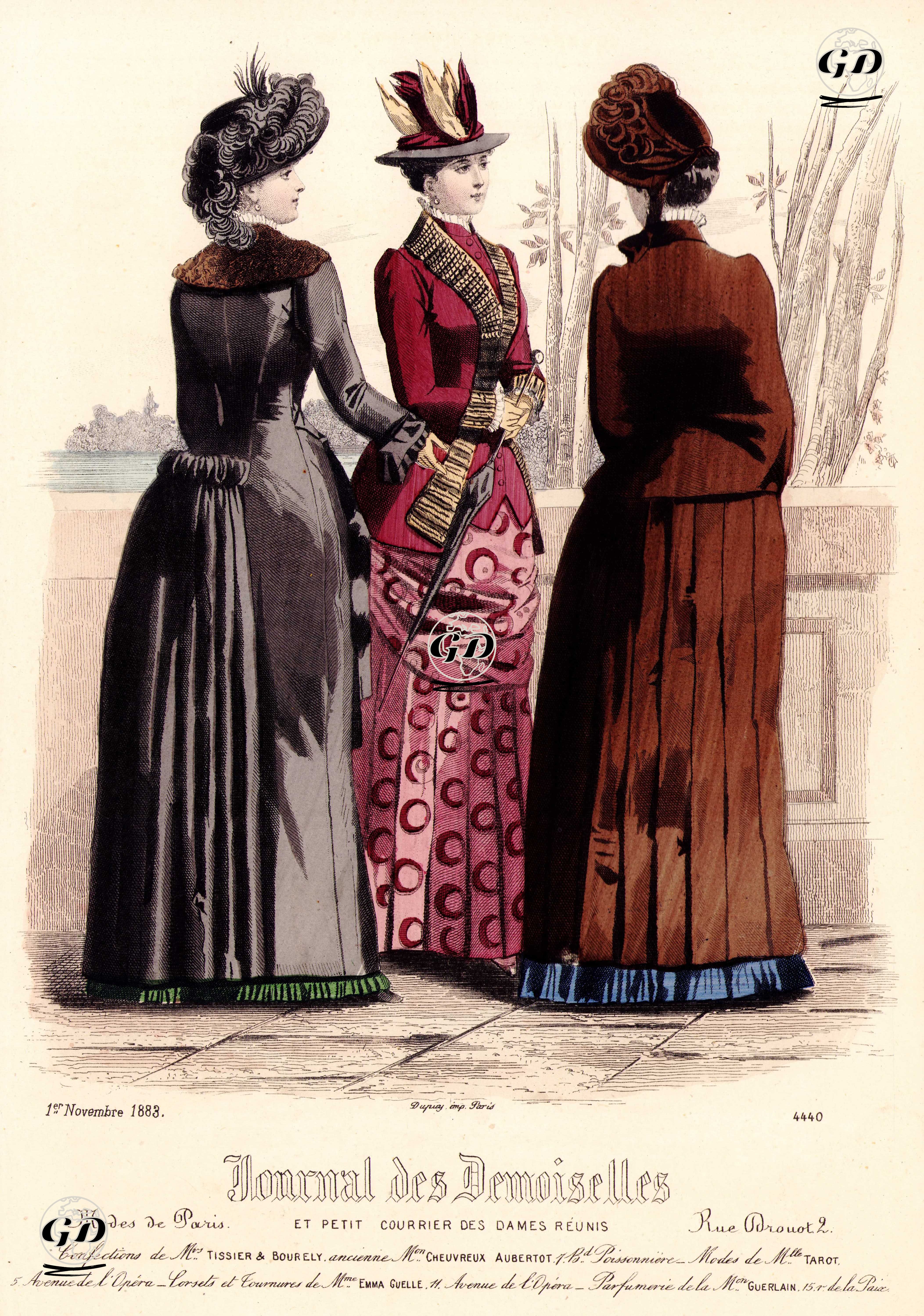 Journal des Demoiselles, 1er Novembre 1883 -  - 1883