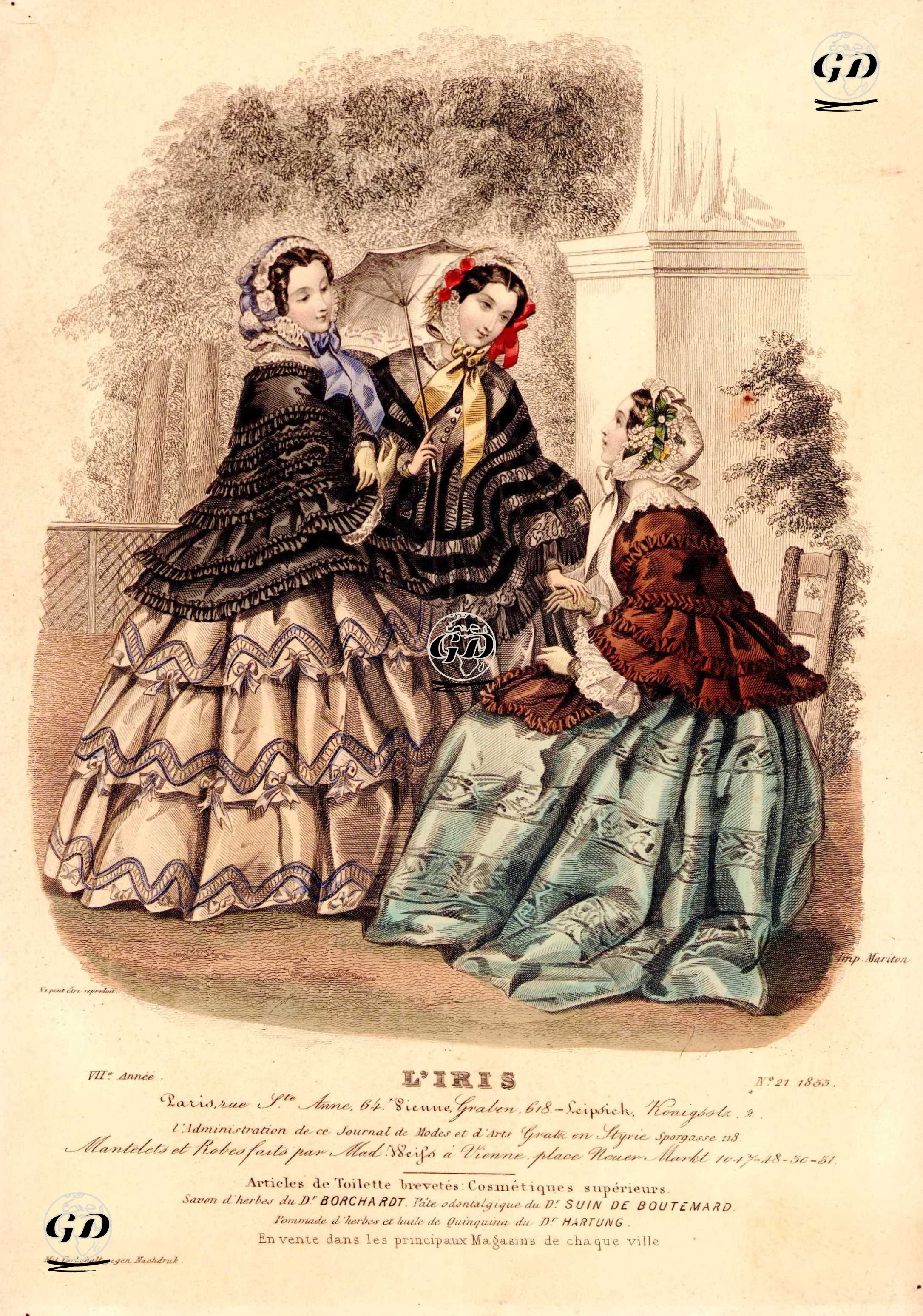 L’İris Moda Dergisi, Günlük Kadın Modası -  - 1853