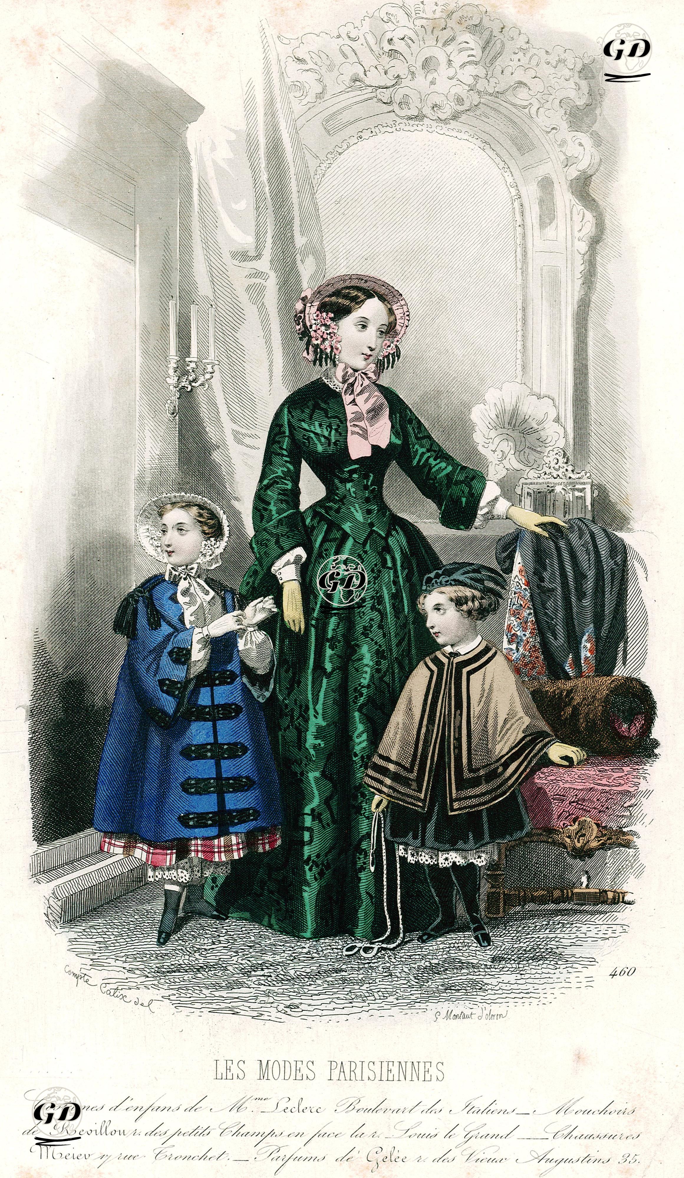 Les Modes Parisiennes, No.460 - François Claudius Compte-Calix (1813-1880) - 1851