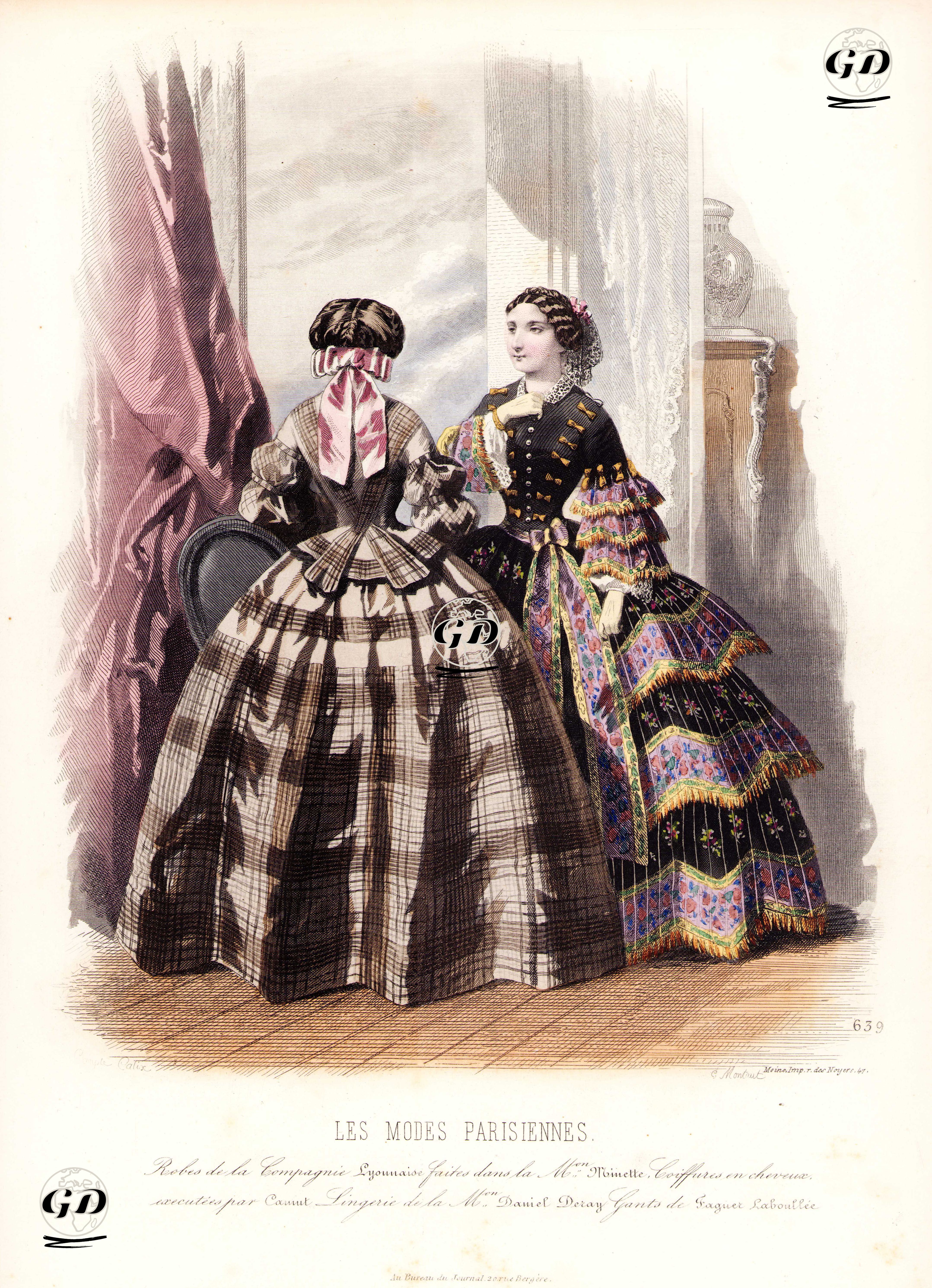 Les Modes Parisiennes, No.639 - François Claudius Compte-Calix (1813-1880) - 1855