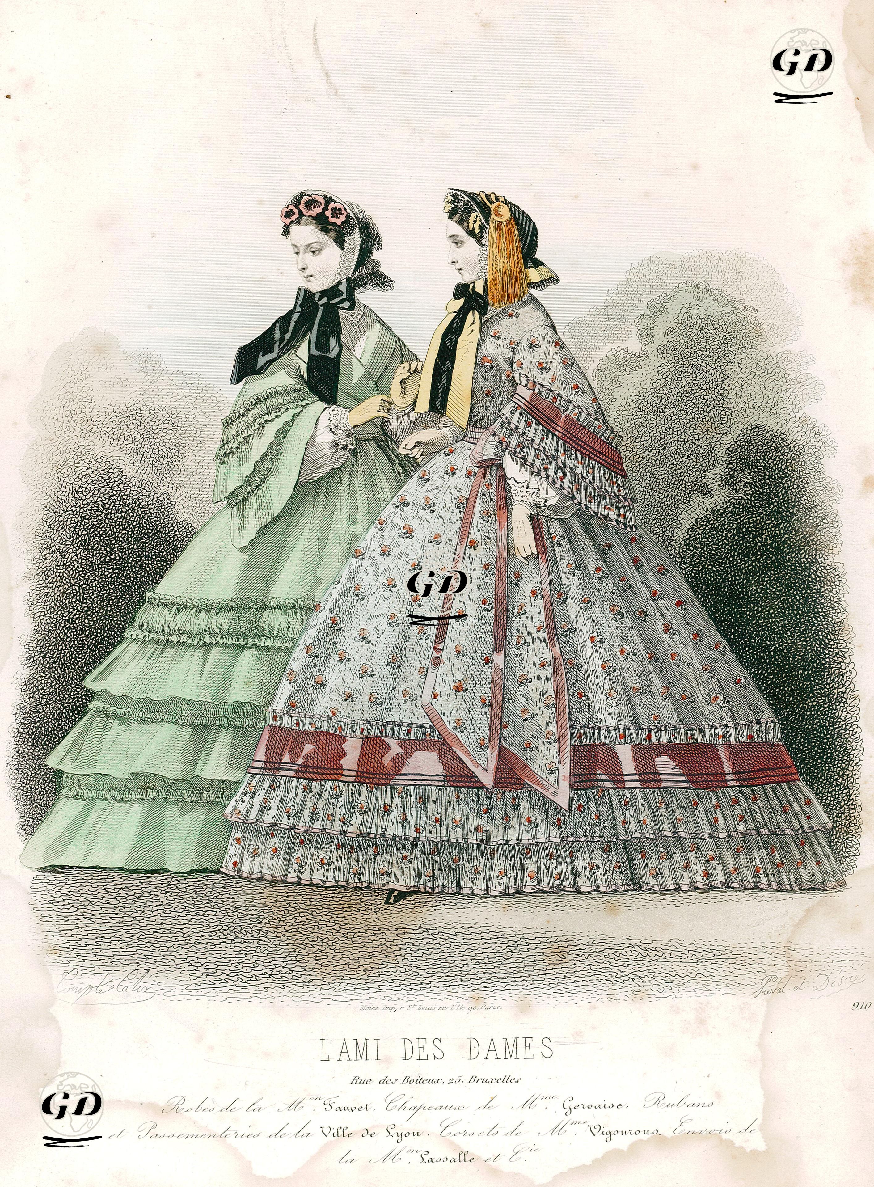 L'Ami Des Dames No.910 - François Claudius Compte-Calix (1813-1880) - 1863