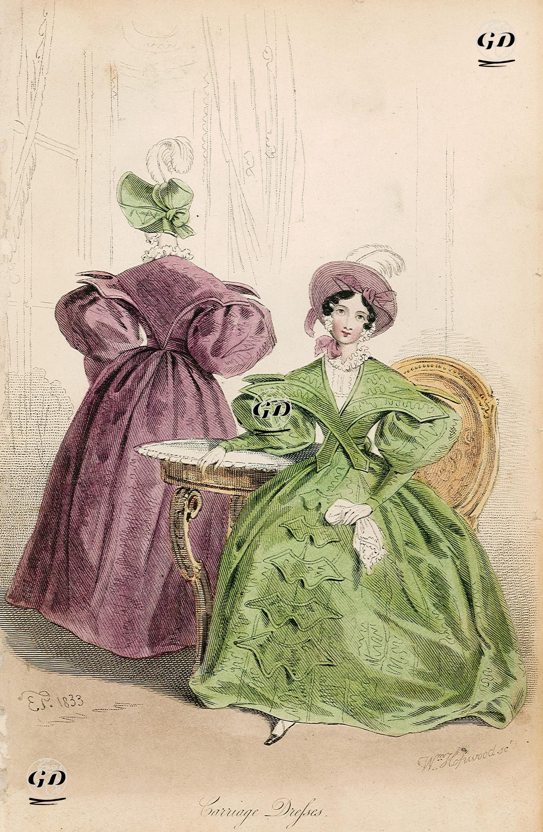 Carriage Dress  - E.P. - 1833
