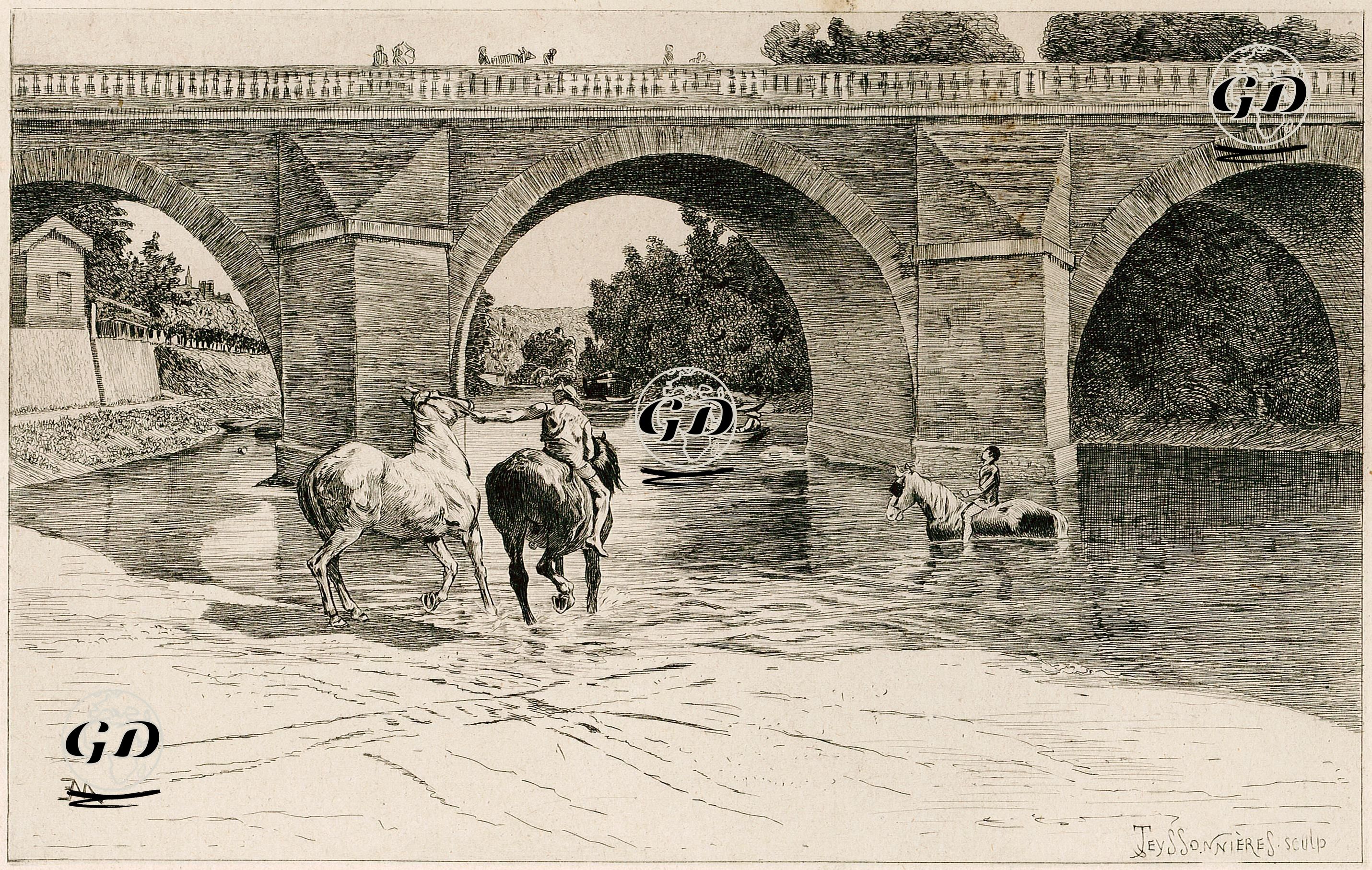 Köprünün Altındaki Atlar -  - 1880's