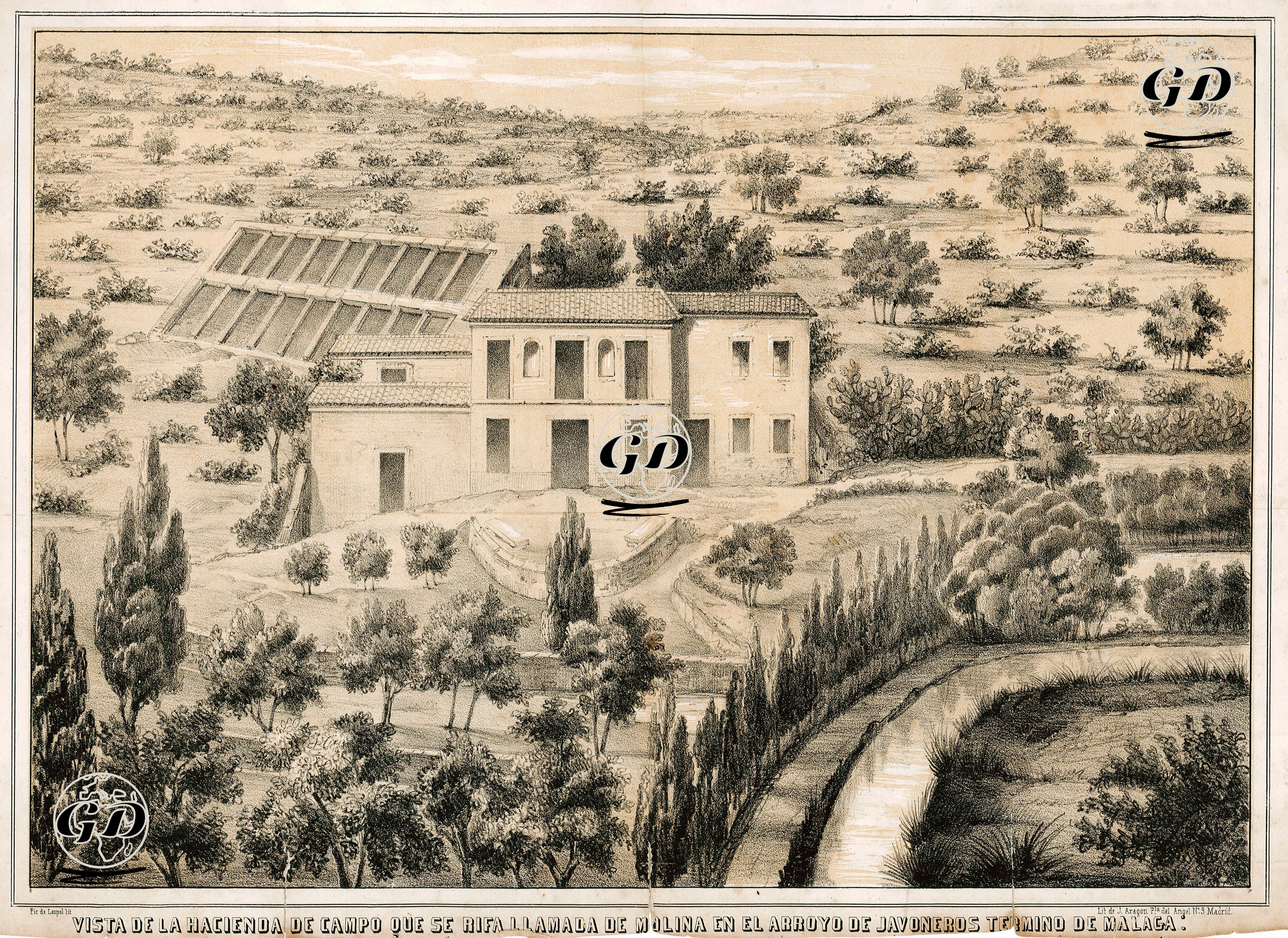 Malaga'da Kır Evi - Leopol - 1860's