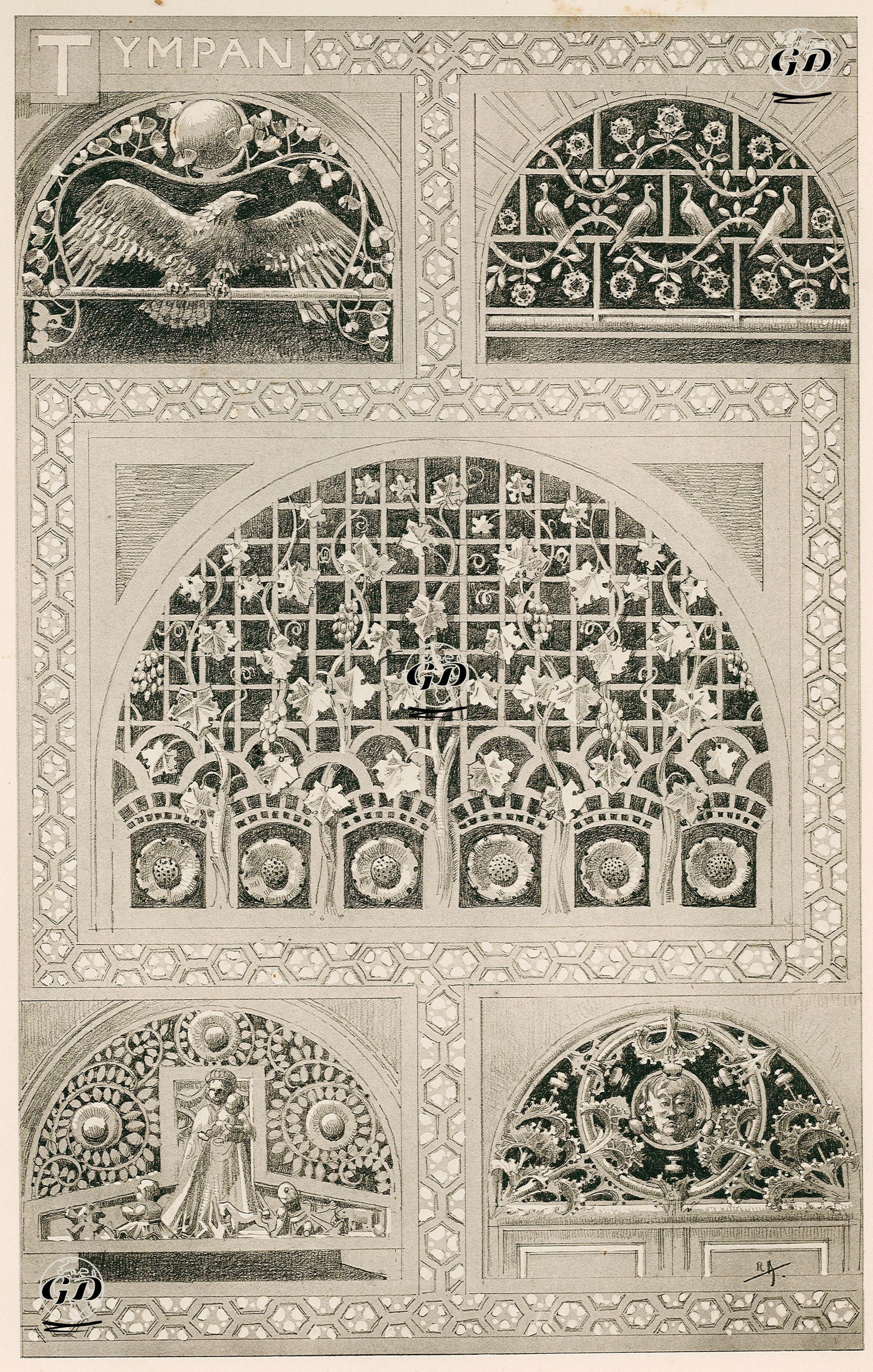 Tympanum - R.A. - 1870's