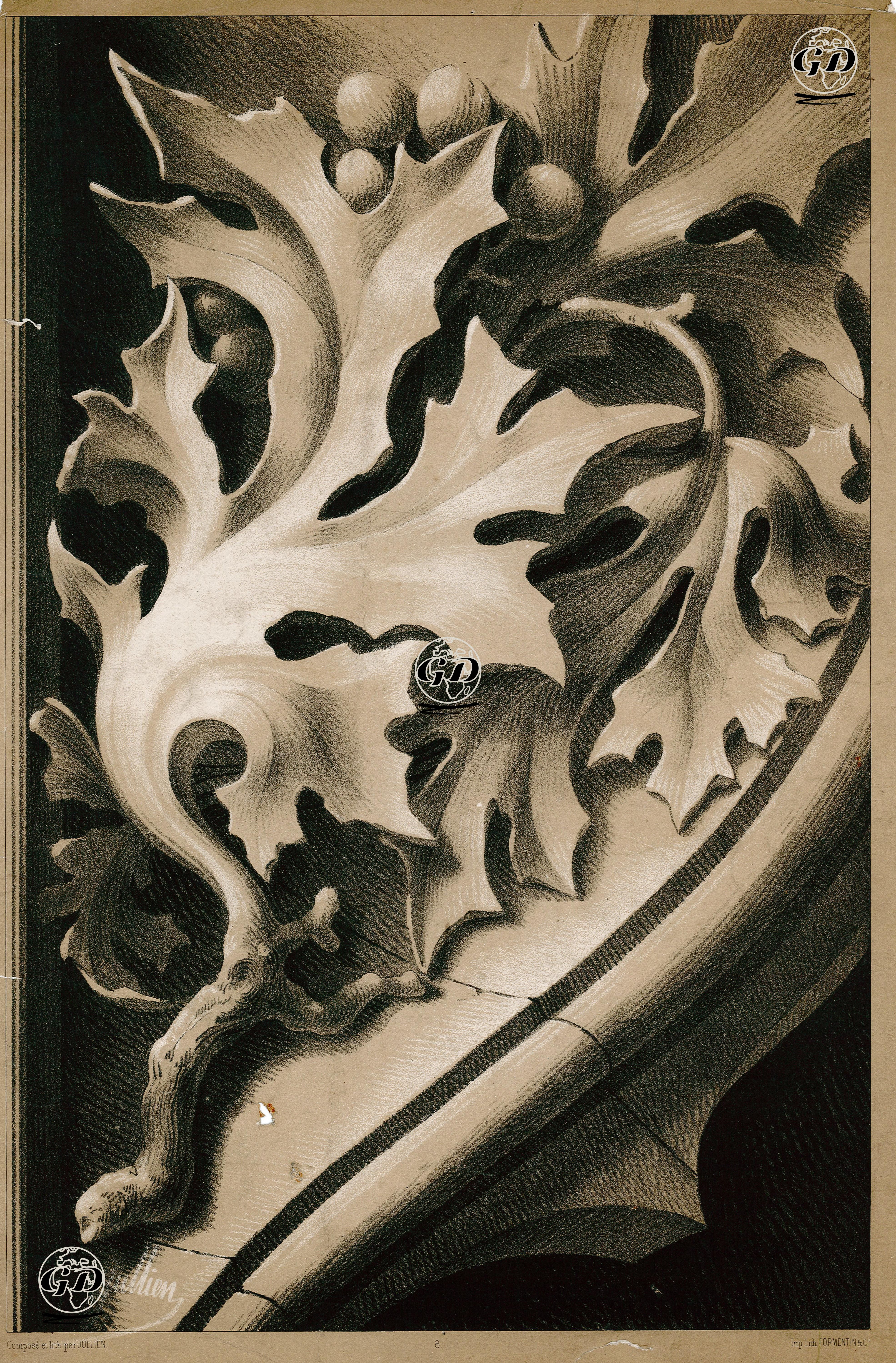 Mimari Süsleme, Plate 8 - Bernard-Romain Julien (1802–1871) - 1844