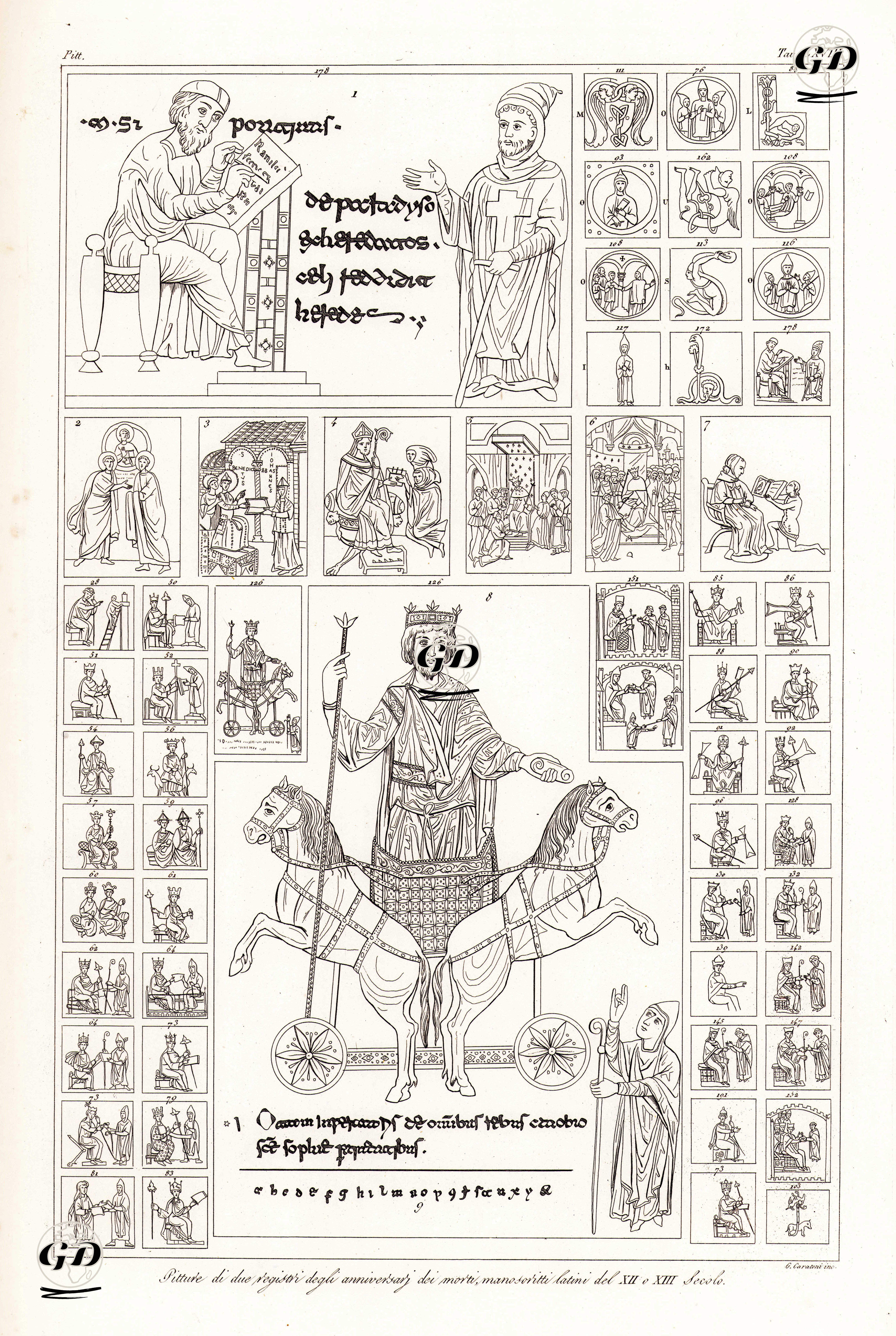 XII.Ve XIV. Yüzyıları Arası Latin El Yazmaları, Resim LXVIII. -  - 1825