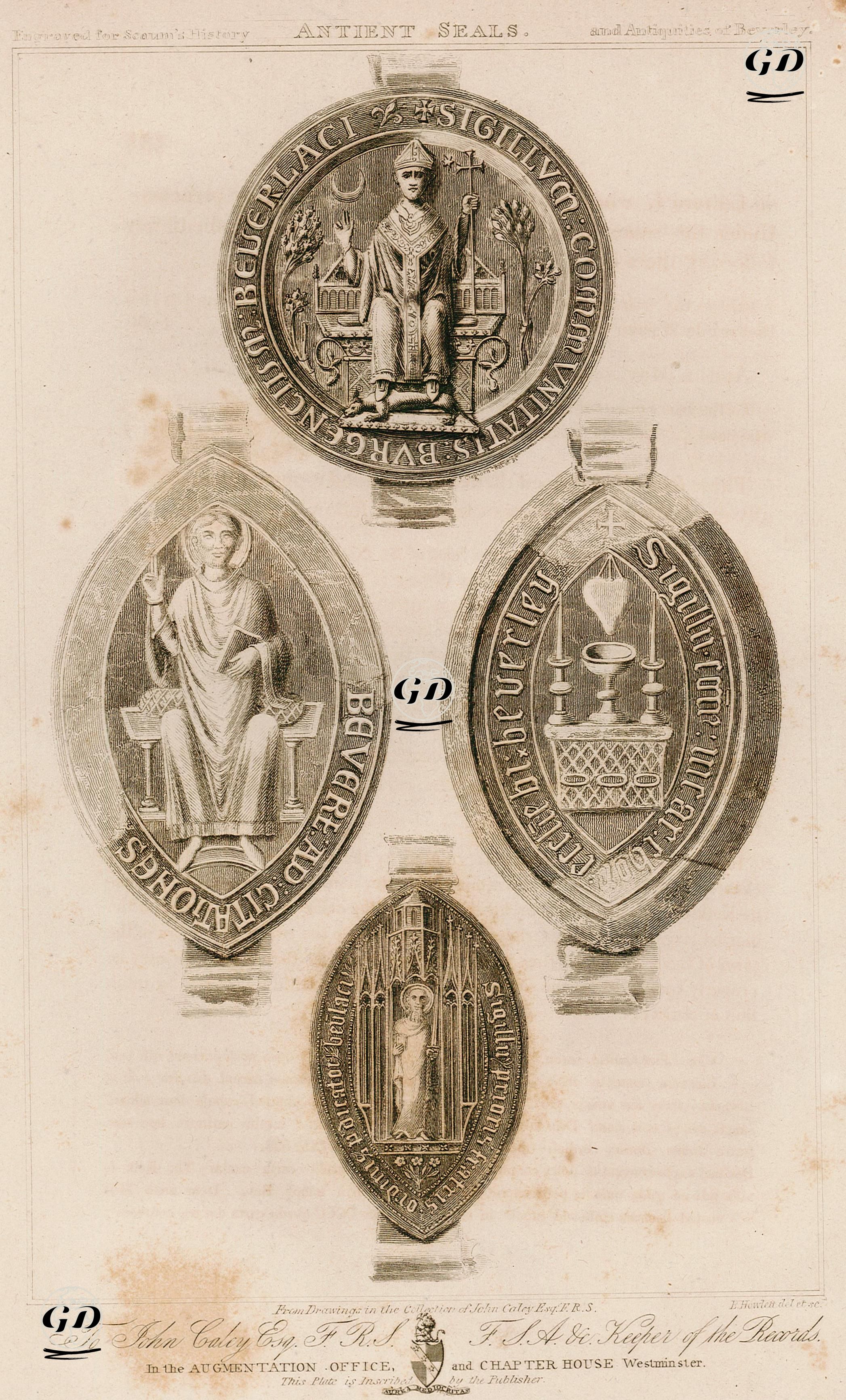 Antik Mühürler - John Caley (1760-1834) - 1820's