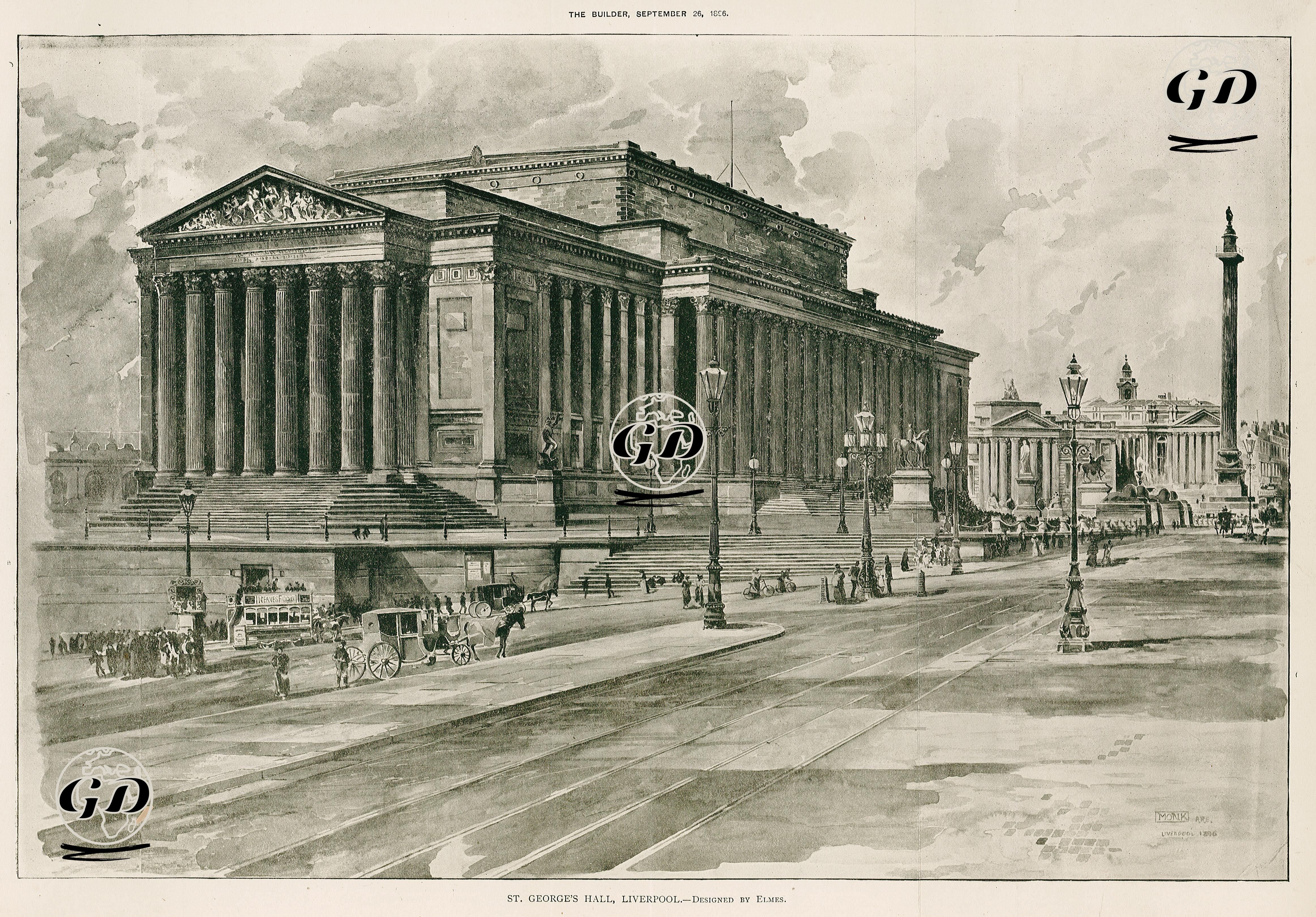 St.George's Hall, Liverpool -  - 1896