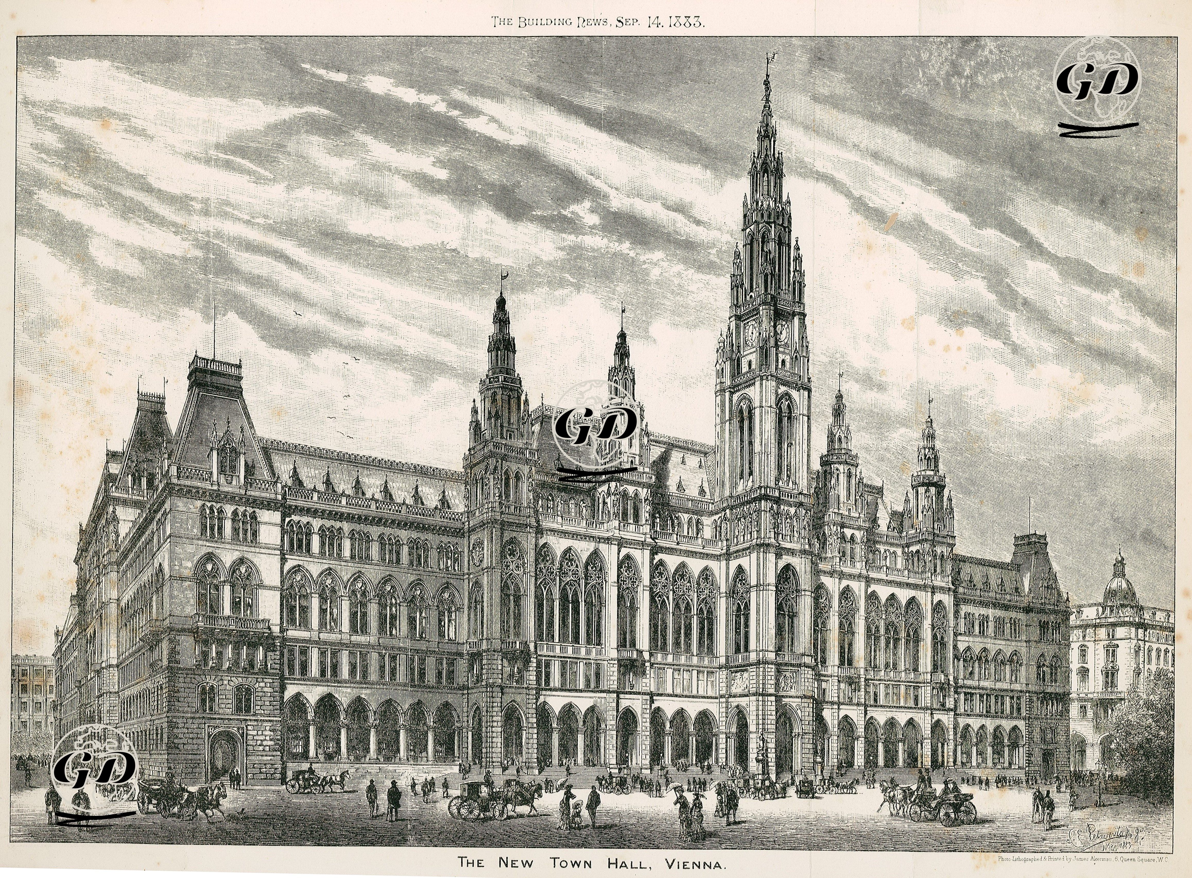 The New Town Hall, Vienna -  - 1883