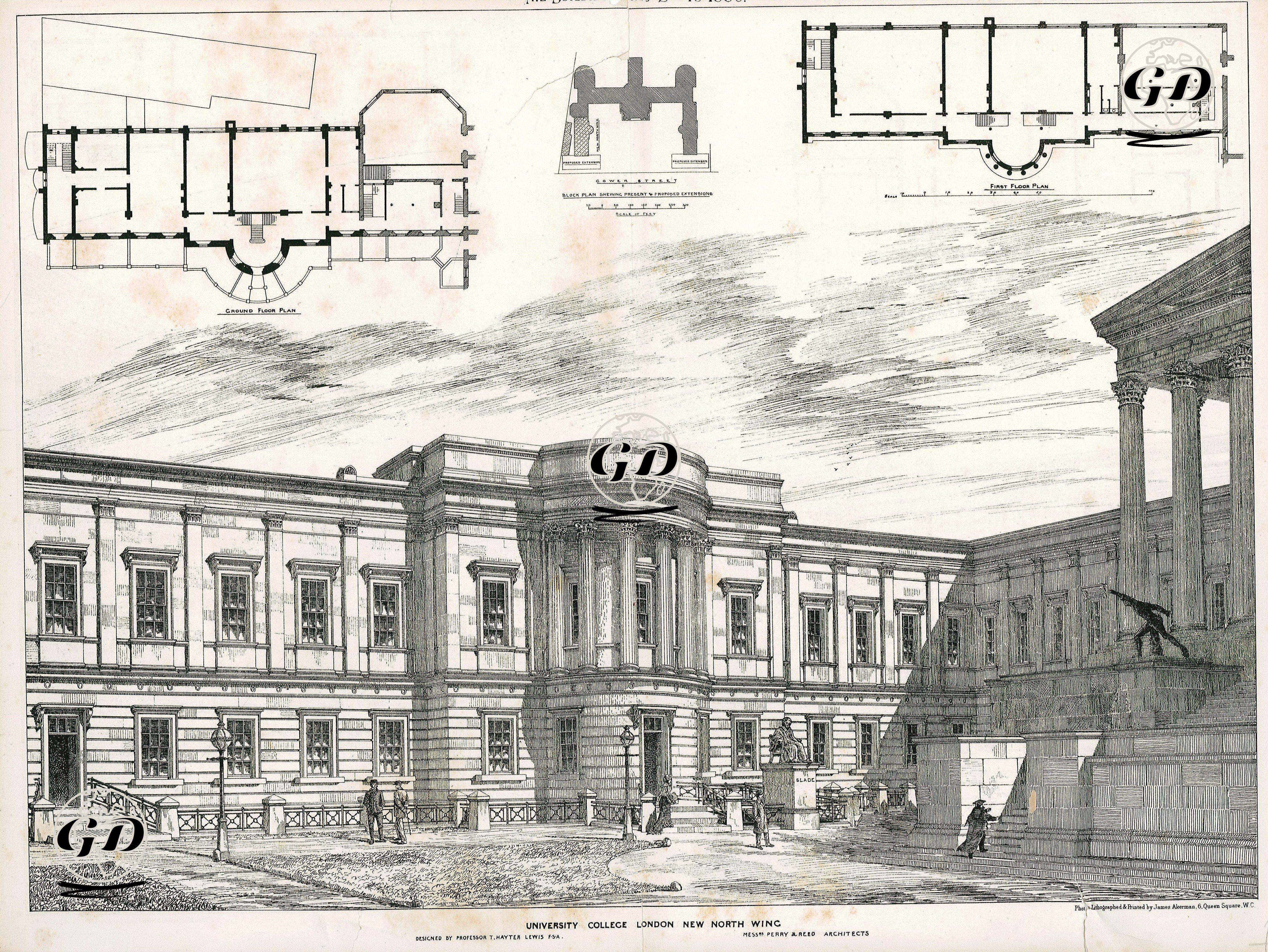 University College London New North Wing -  - 1880