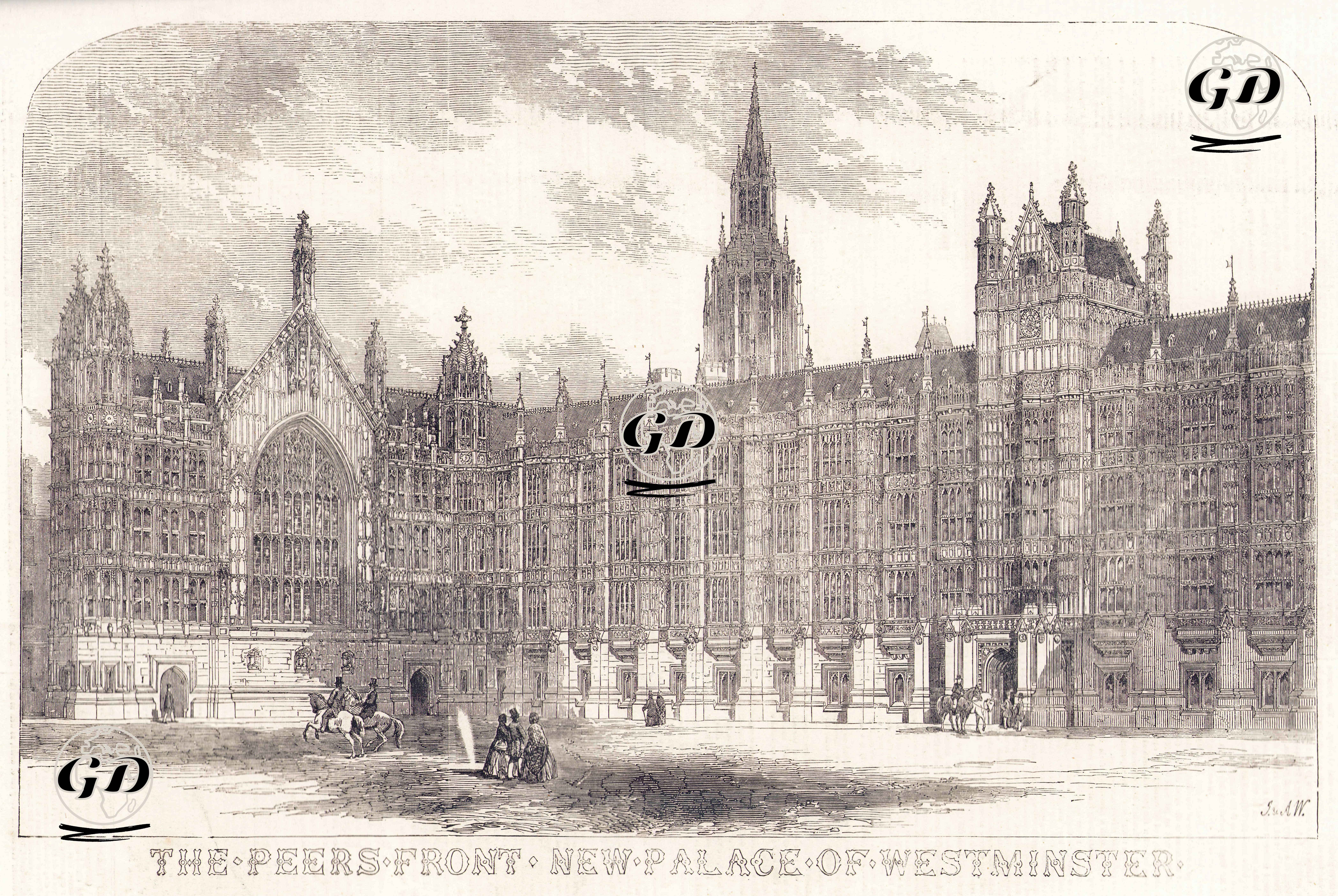 Westminster Sarayı -  - 1856