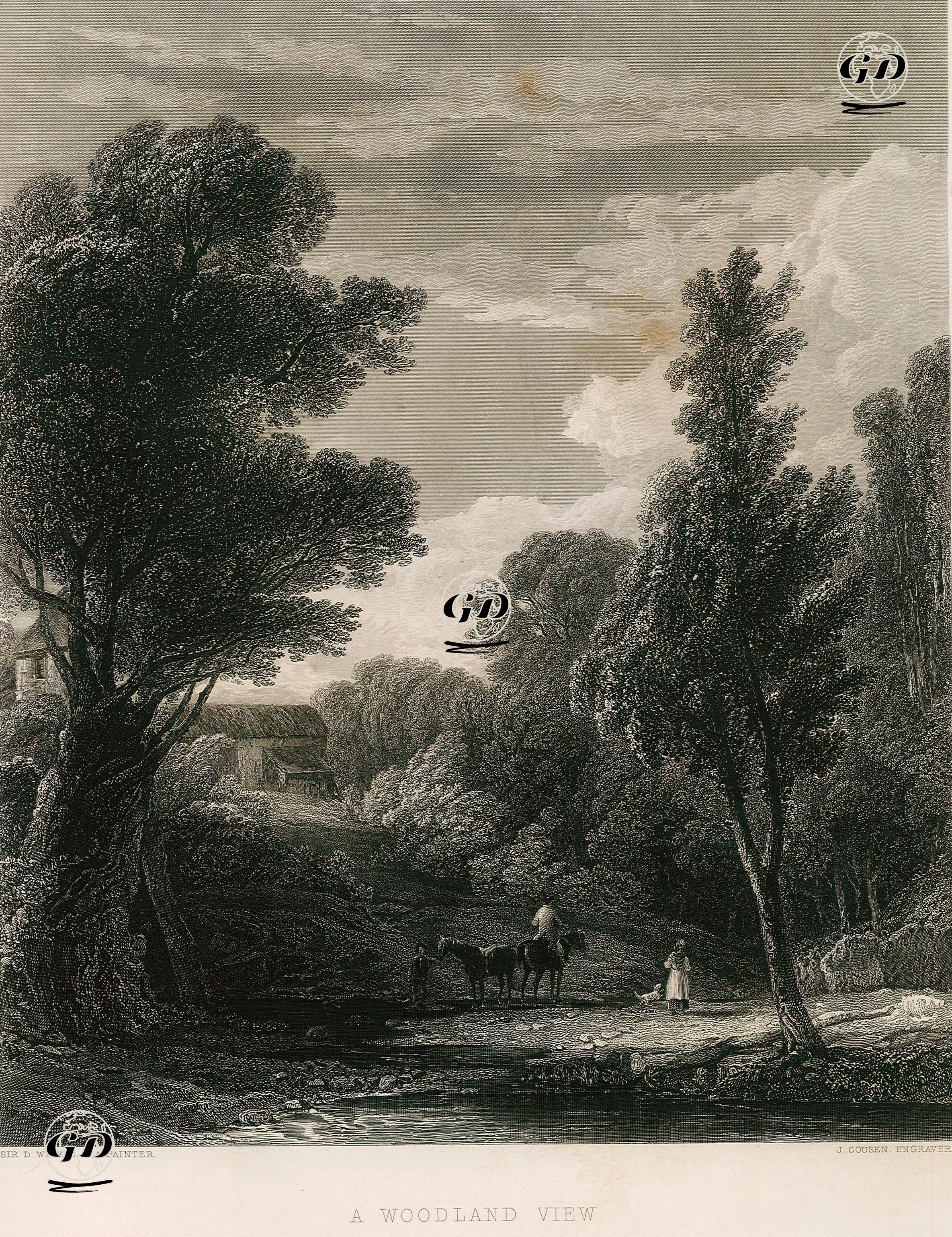 Orman Manzarası - David Wilkie (1785-1841) - 1853