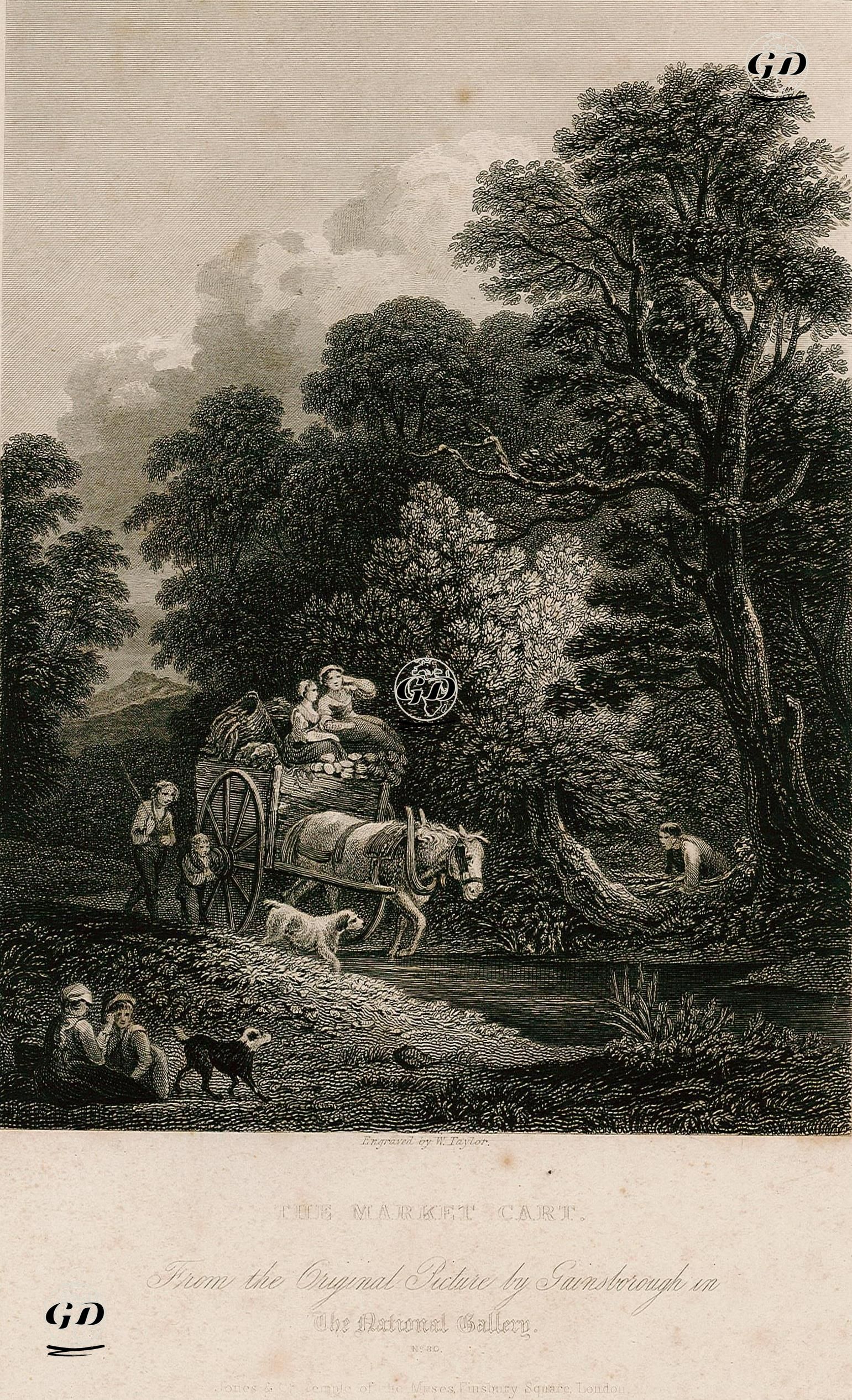 Pazar Arabası - Thomas Gainsborough (1727-1788) - 1835