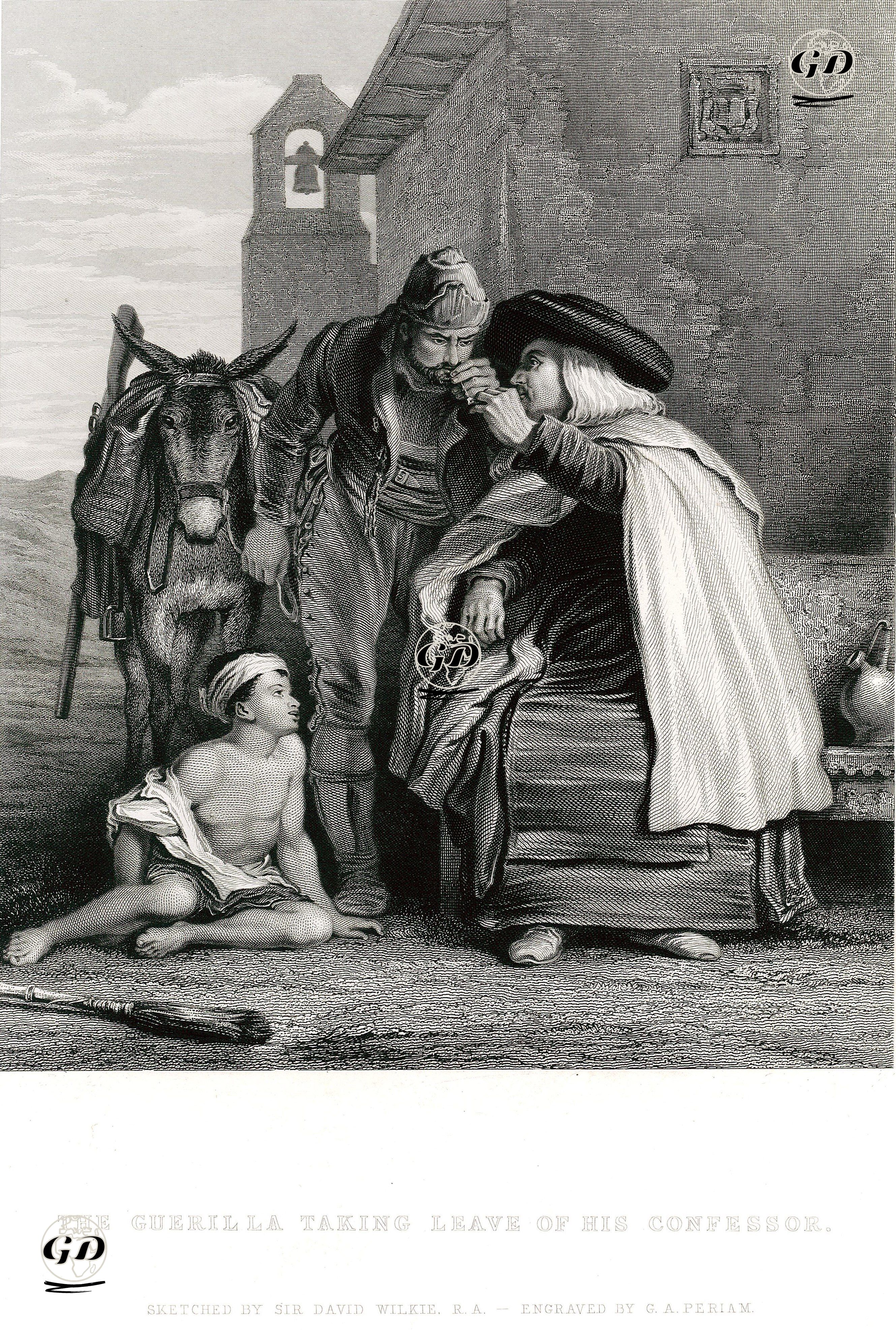 Gerillanın Muhbirinden Bilgi Alması - David Wilkie (1785-1841) - 1850