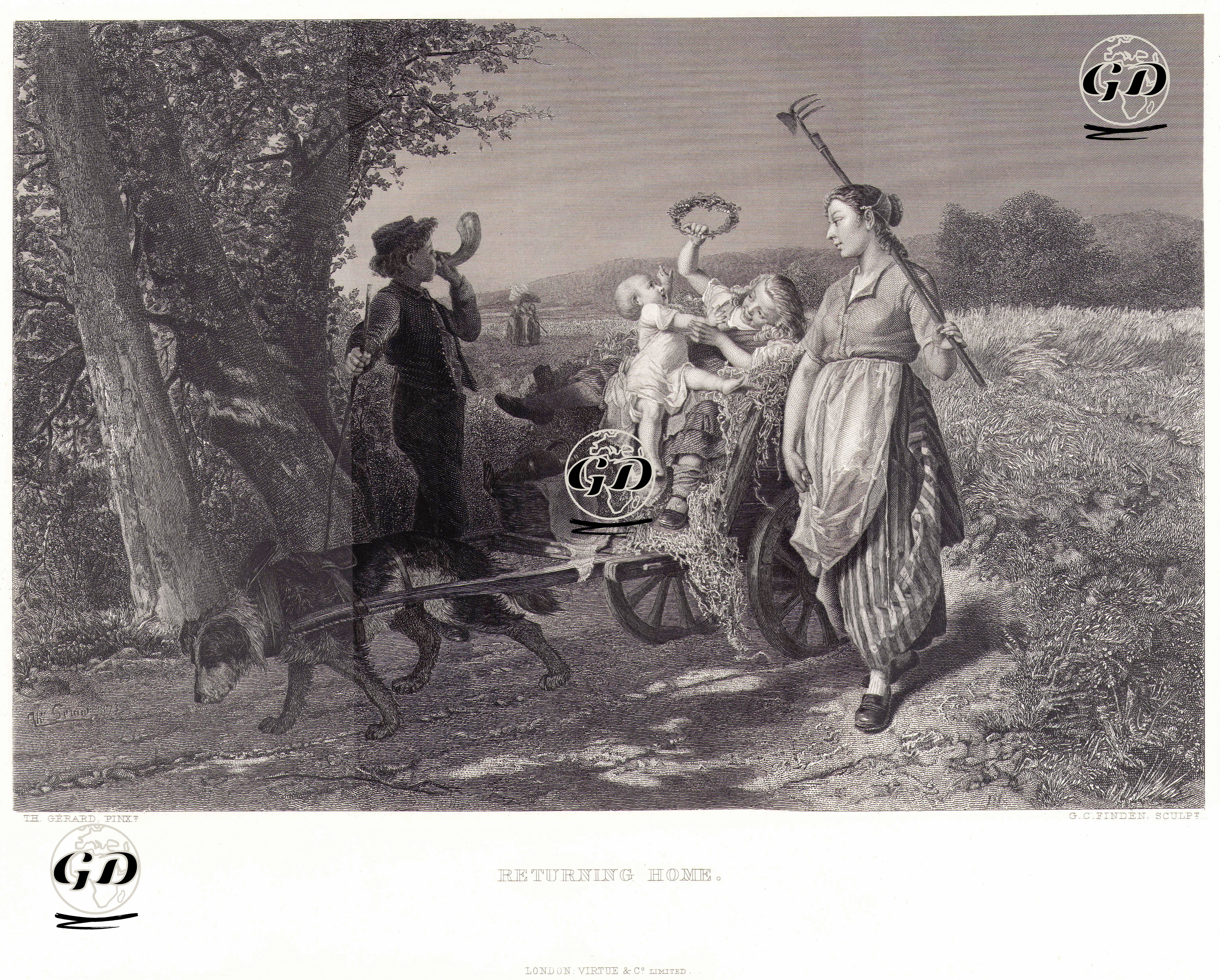 Returning Home  - Gerard - 1878