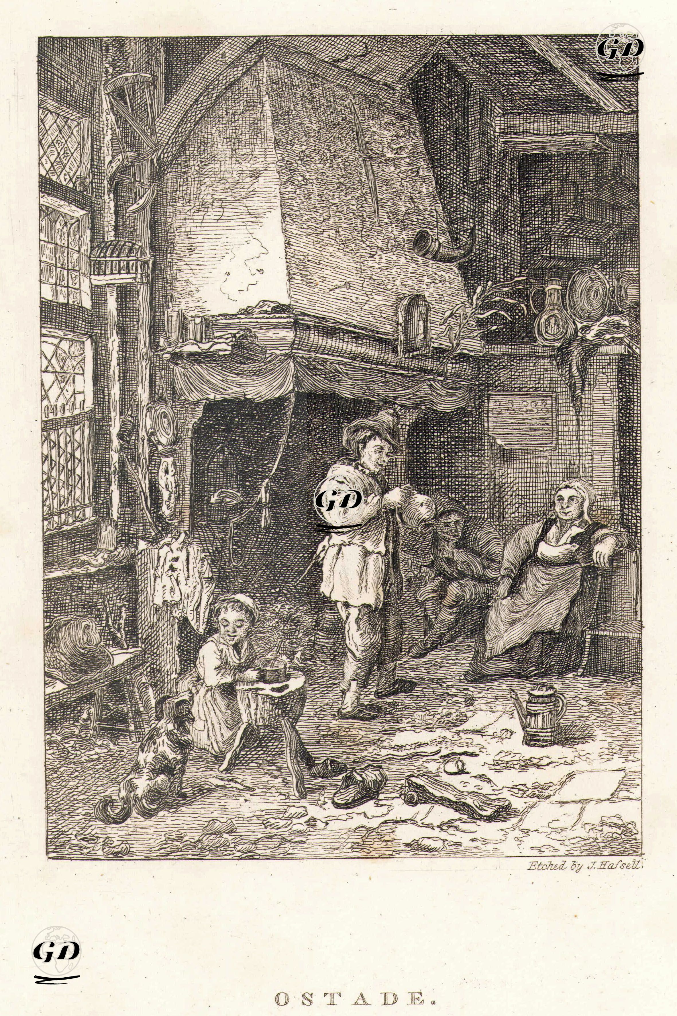 Adriaen van Ostade'nin Bir Resmi - Adriaen Van Ostade (1610-1685) - 1790's