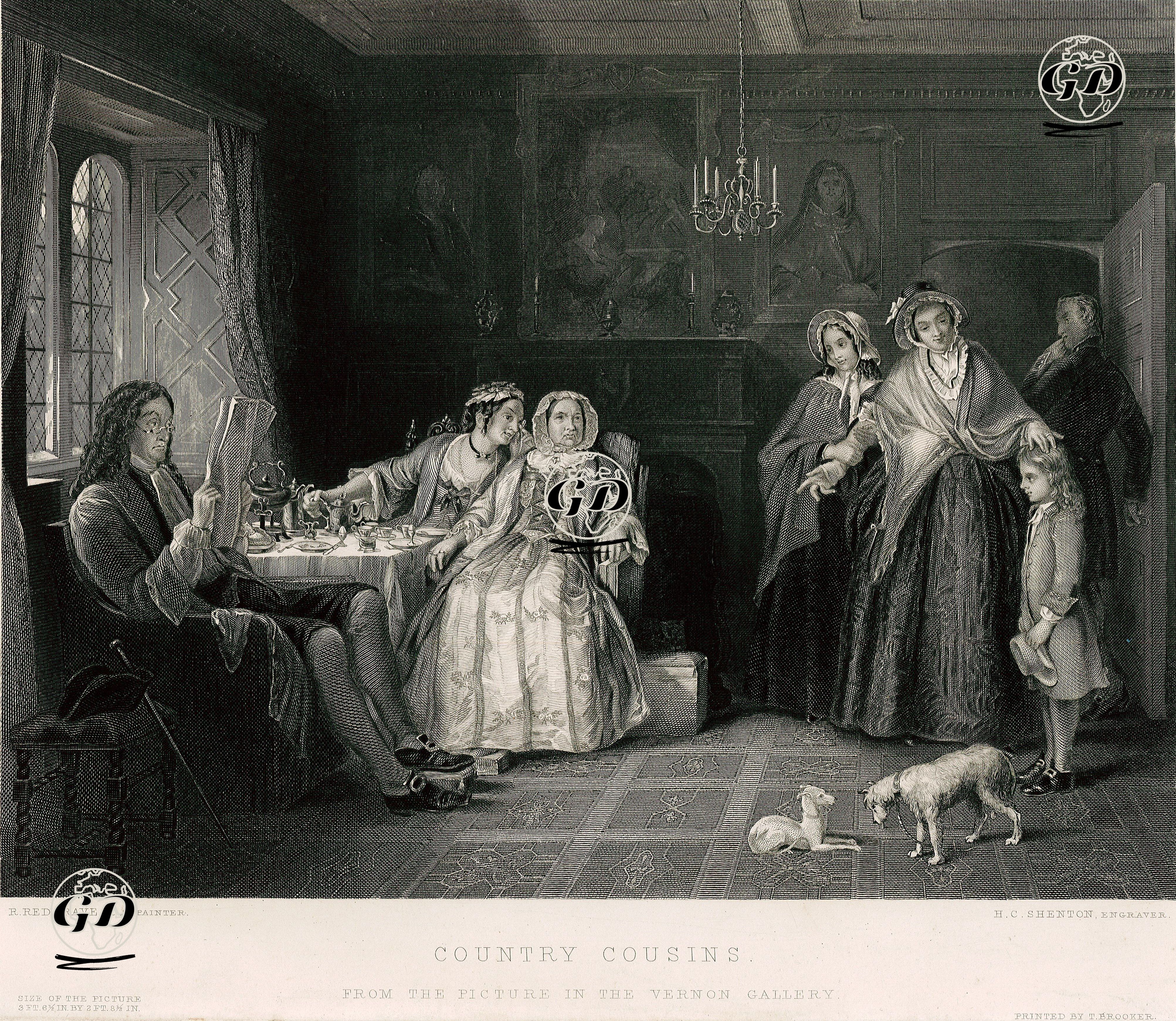 Country Cousins - Richard Redgrave (1804-1888) - 1860's
