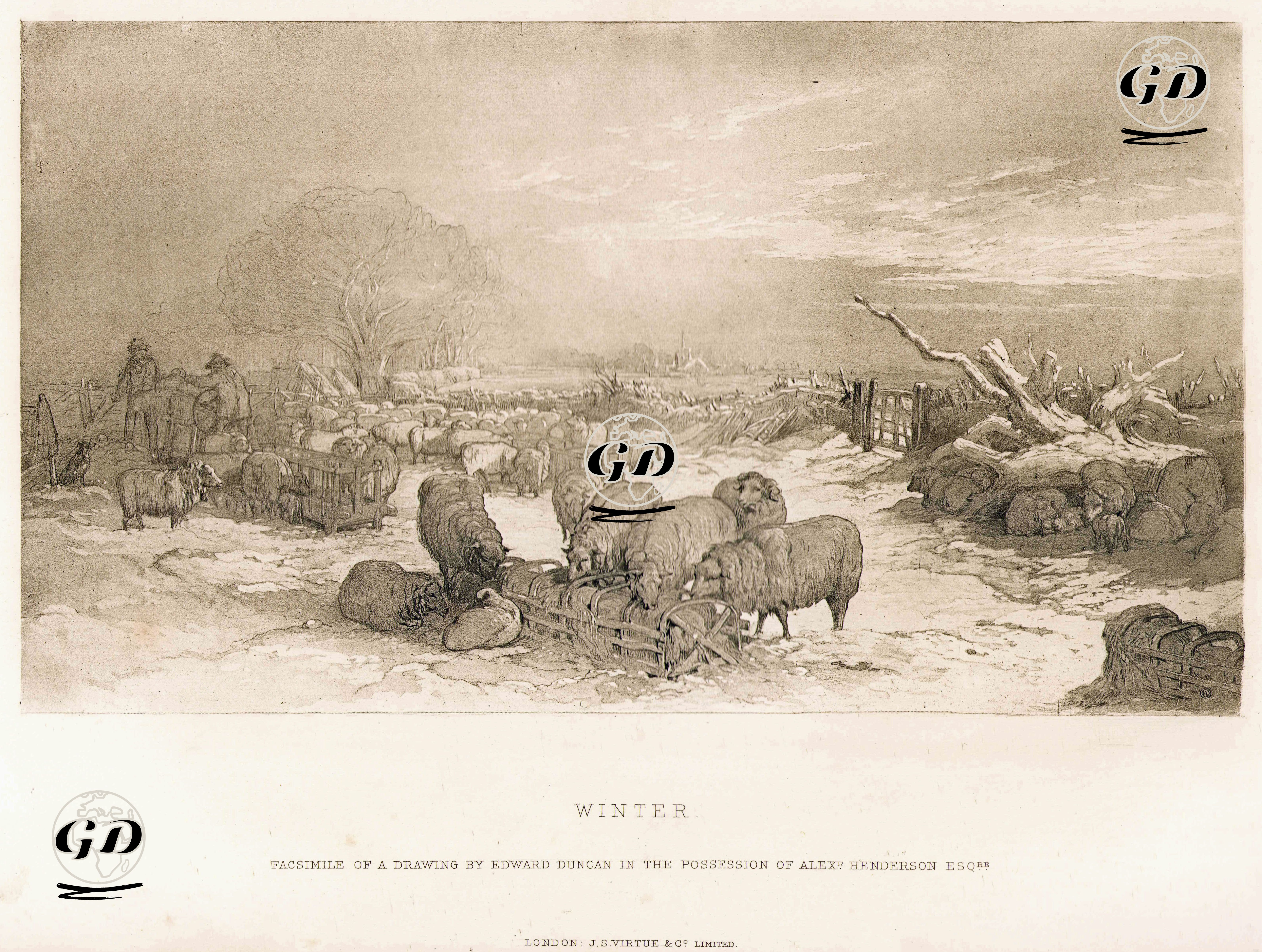 Winter - Edward Duncan (1803-1882) - 1883