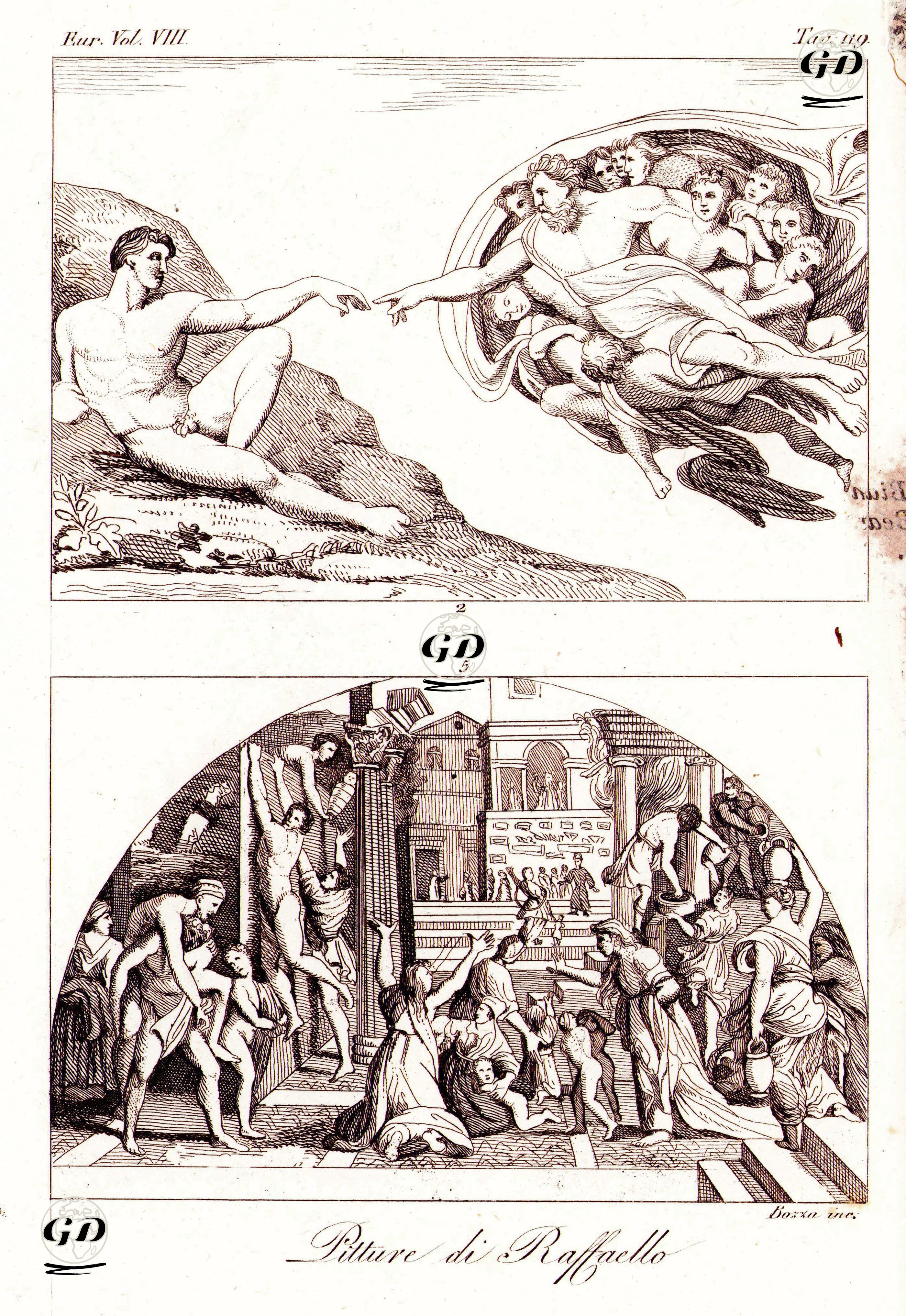 Pitture Di Raffaello, Eur. Vol VIII. Tav.119. -  - 1820's-1840's