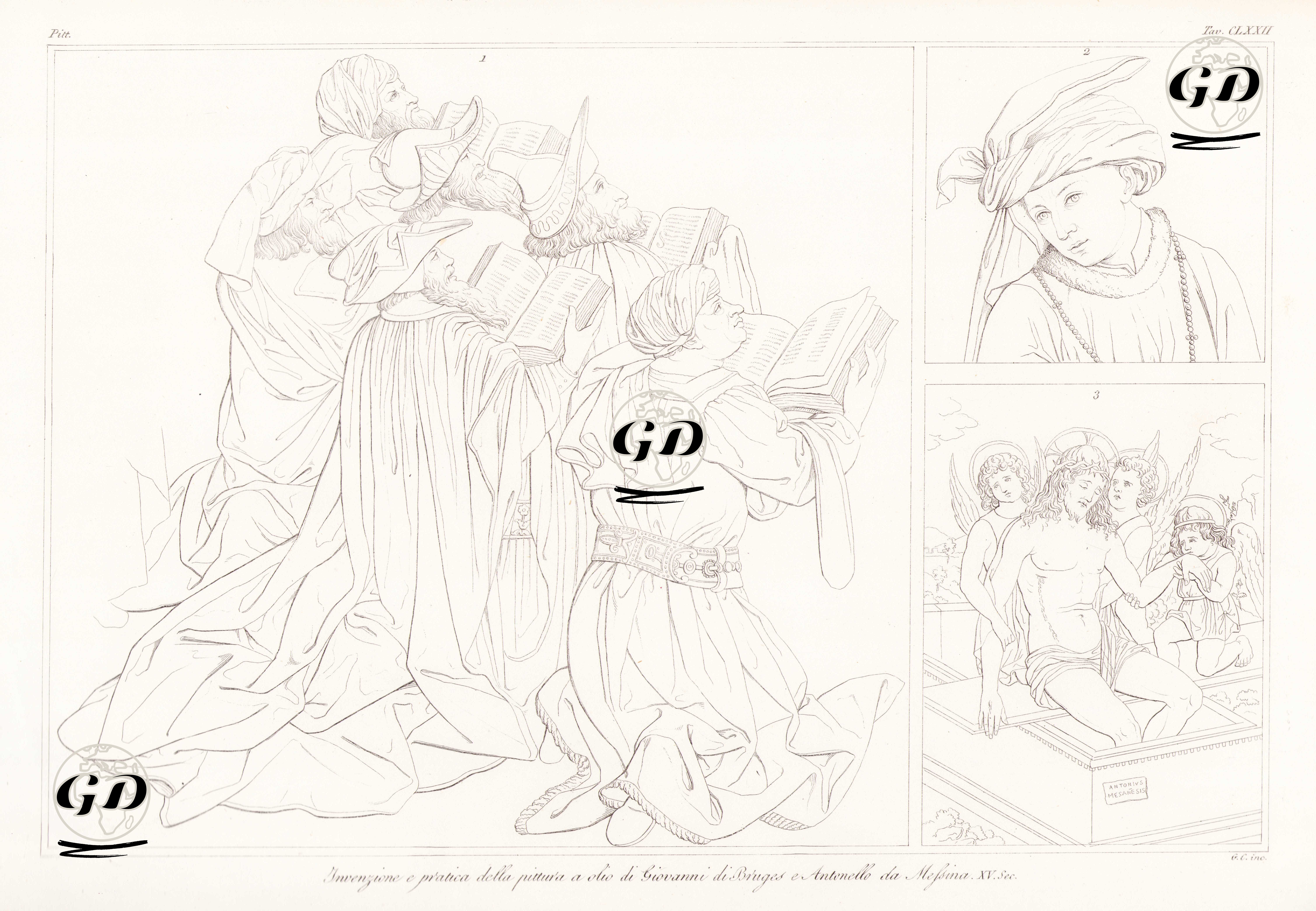 Antonella da Messina ve Giovanni'nin Resimleri - Antonella da Messina (1430-1479) - 1820's-1840's