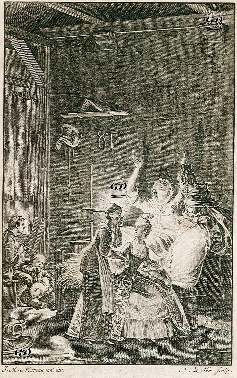 Begging - Jean-Michel Moreau (1741-1814), - 1779