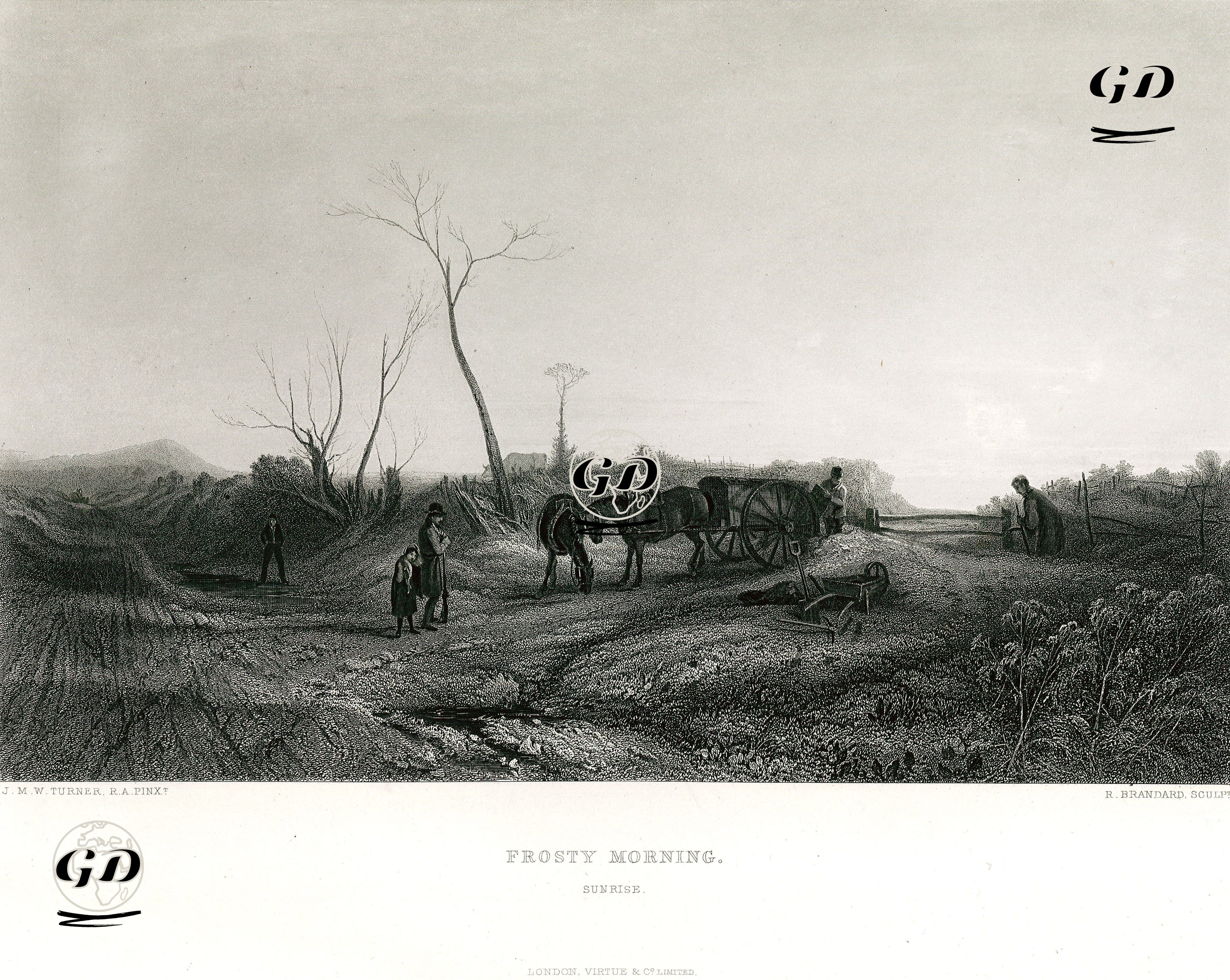 Gündoğumunda Dondurucu Sabah - Joseph Mallord William Turner (1775-1851) - 1859
