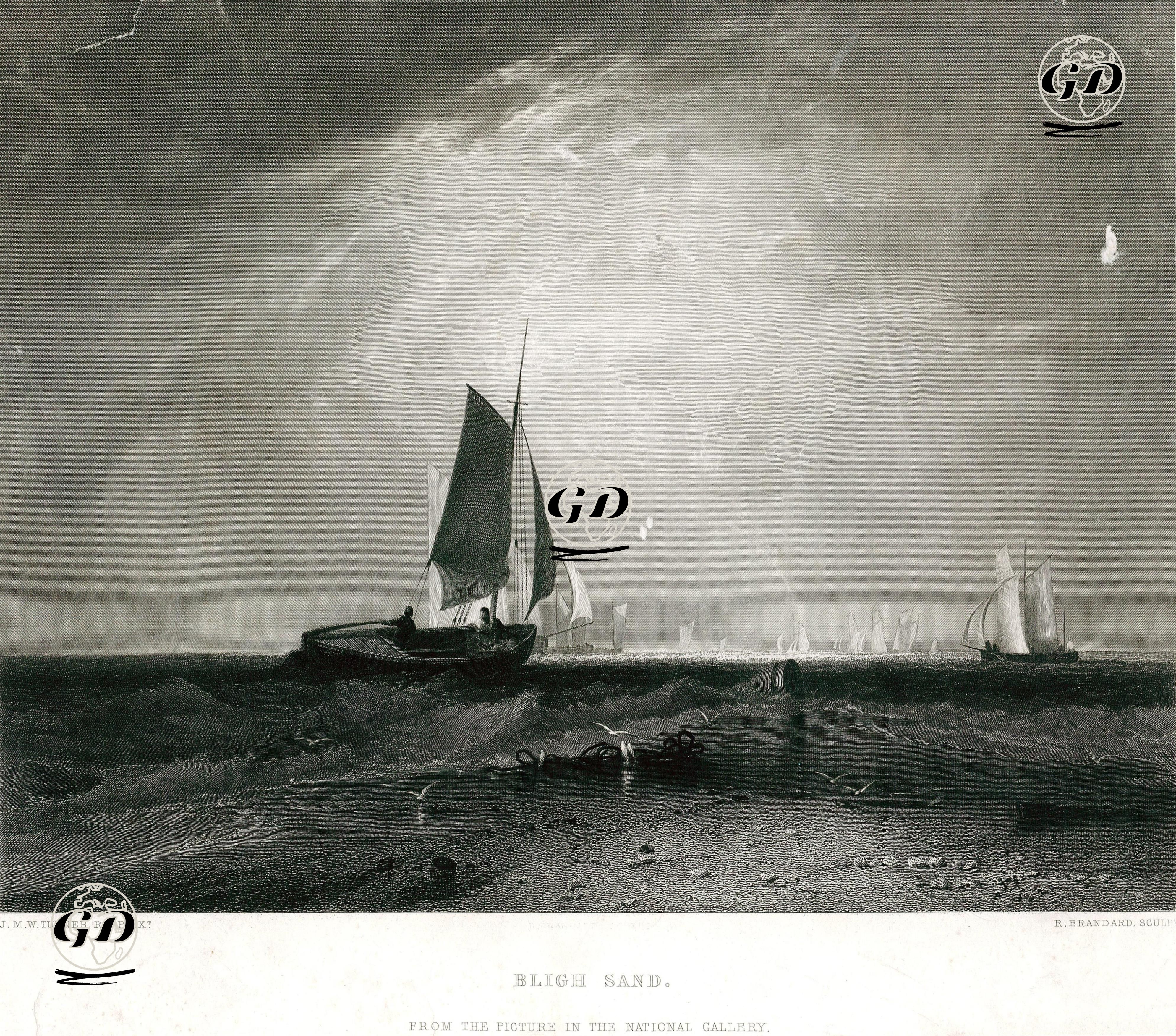 Kaptan Bligh Kumsalı - Joseph Mallord William Turner (1775-1851) - 1859-1861