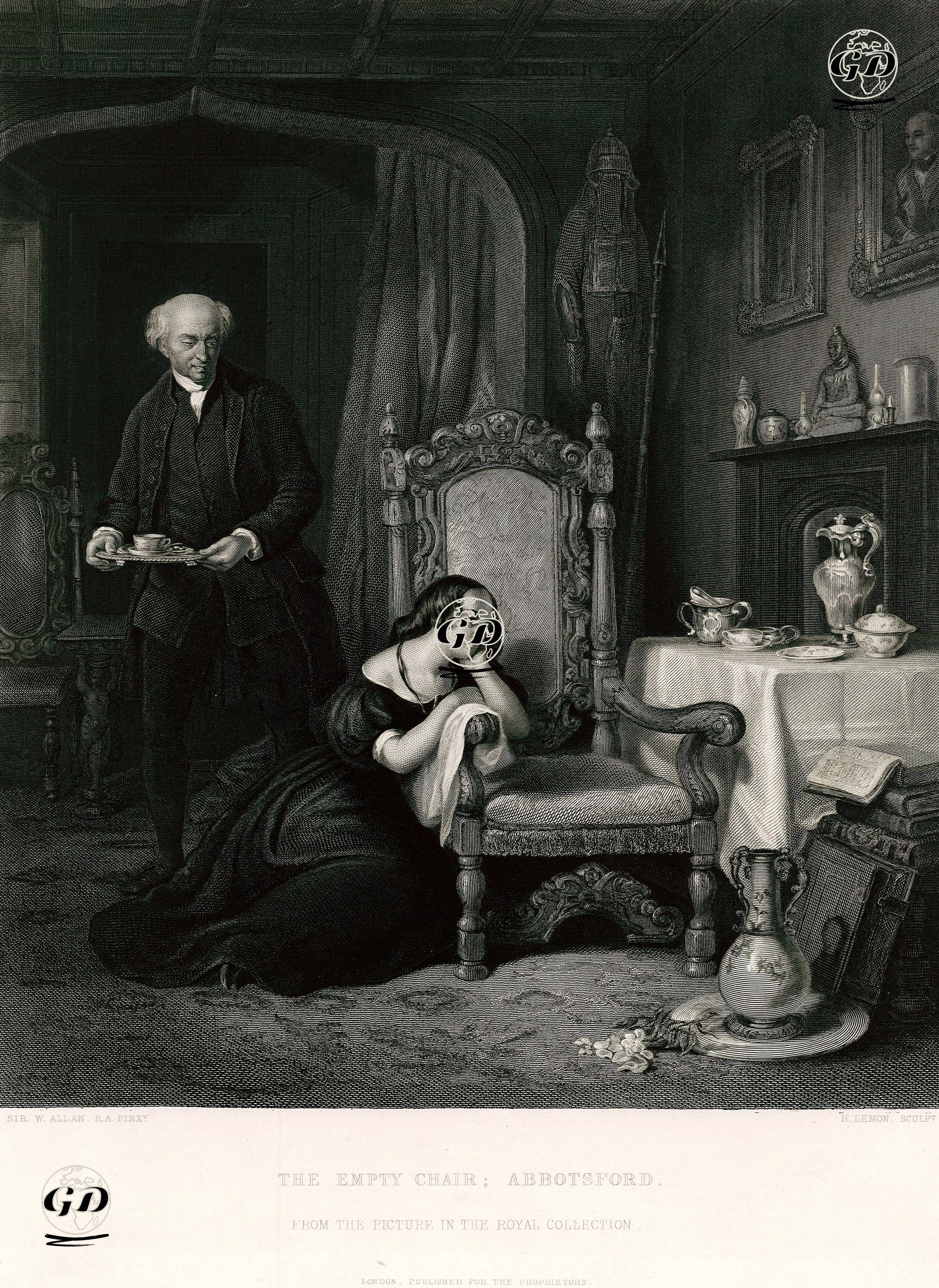 Boş Koltuk-Abbotsford - William Allan (1782-1850) - 1855