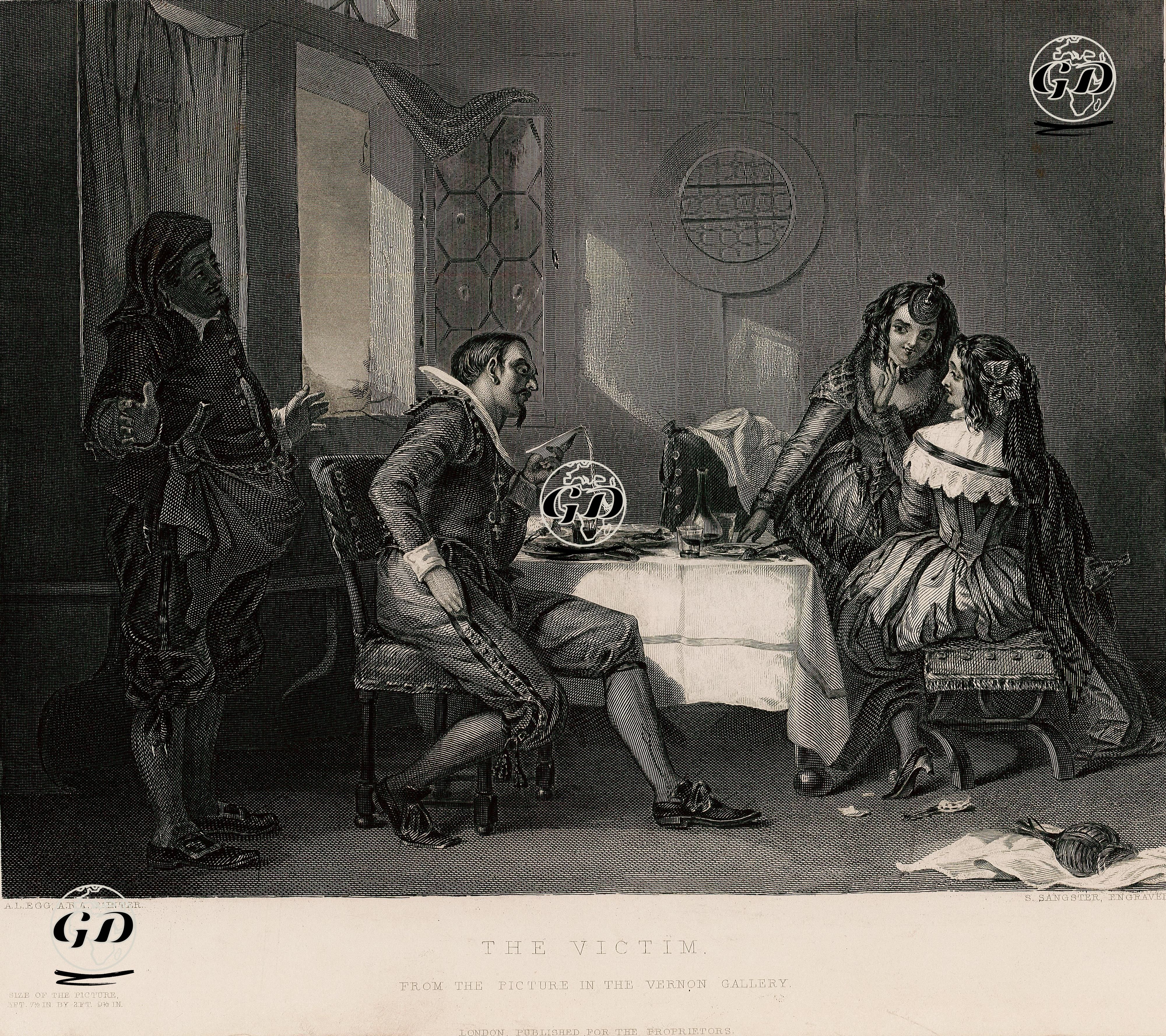 Mağdur - Augustus Leopold Egg (1816-1863) - 1851