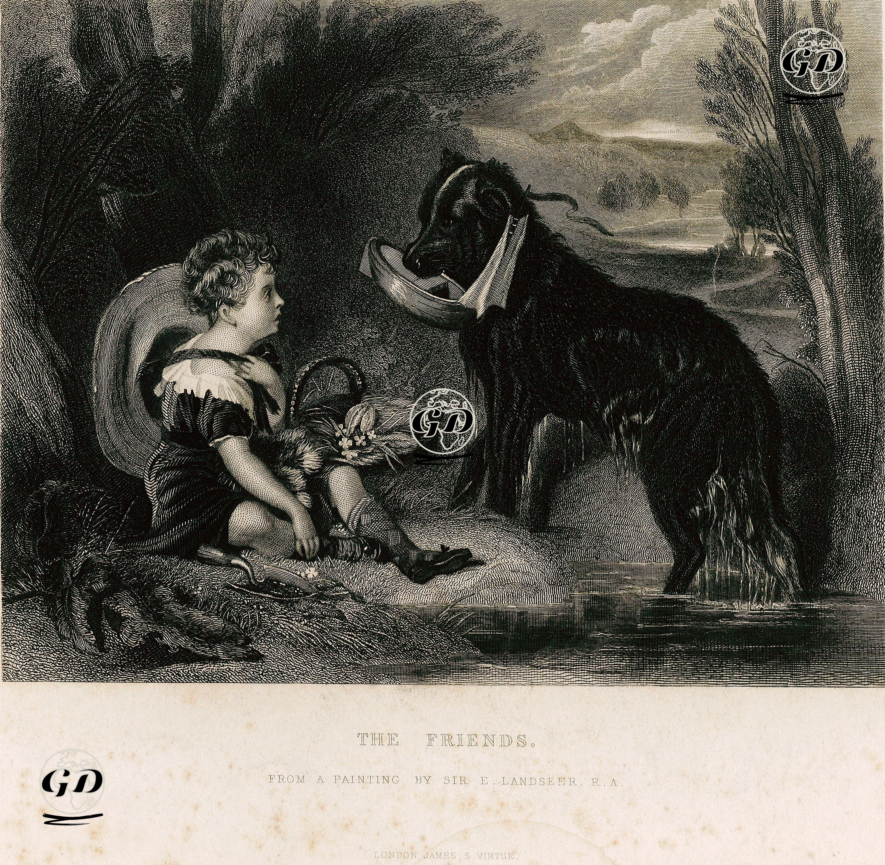 Arkadaş - Edwin Henry Landseer (1802-1873) - 1869