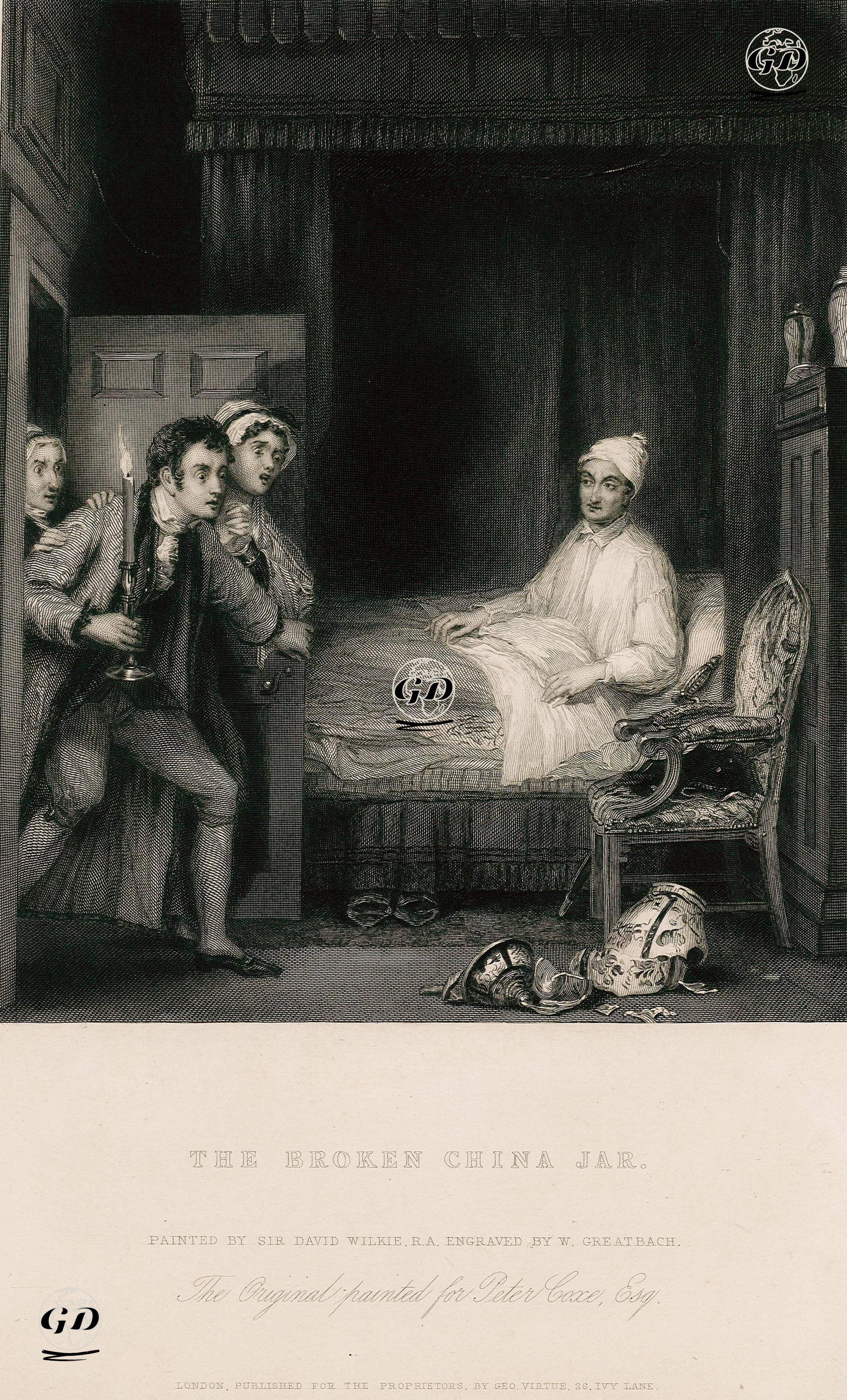 Kırılmış Çin Porseleni - David Wilkie (1785-1841) - 1850