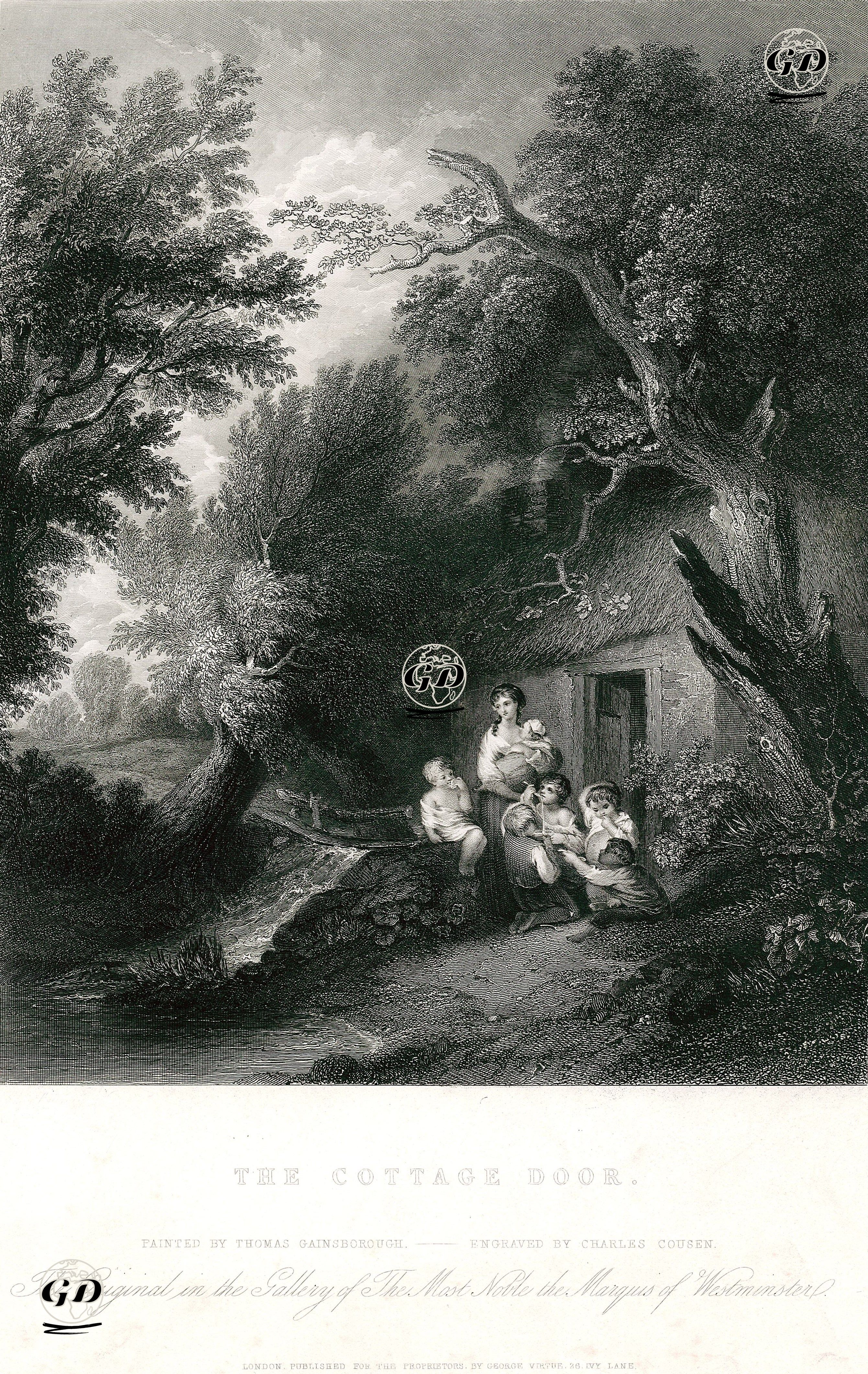 Kulübe Kapısı - Thomas Gainsborough (1727-1788) - 1846