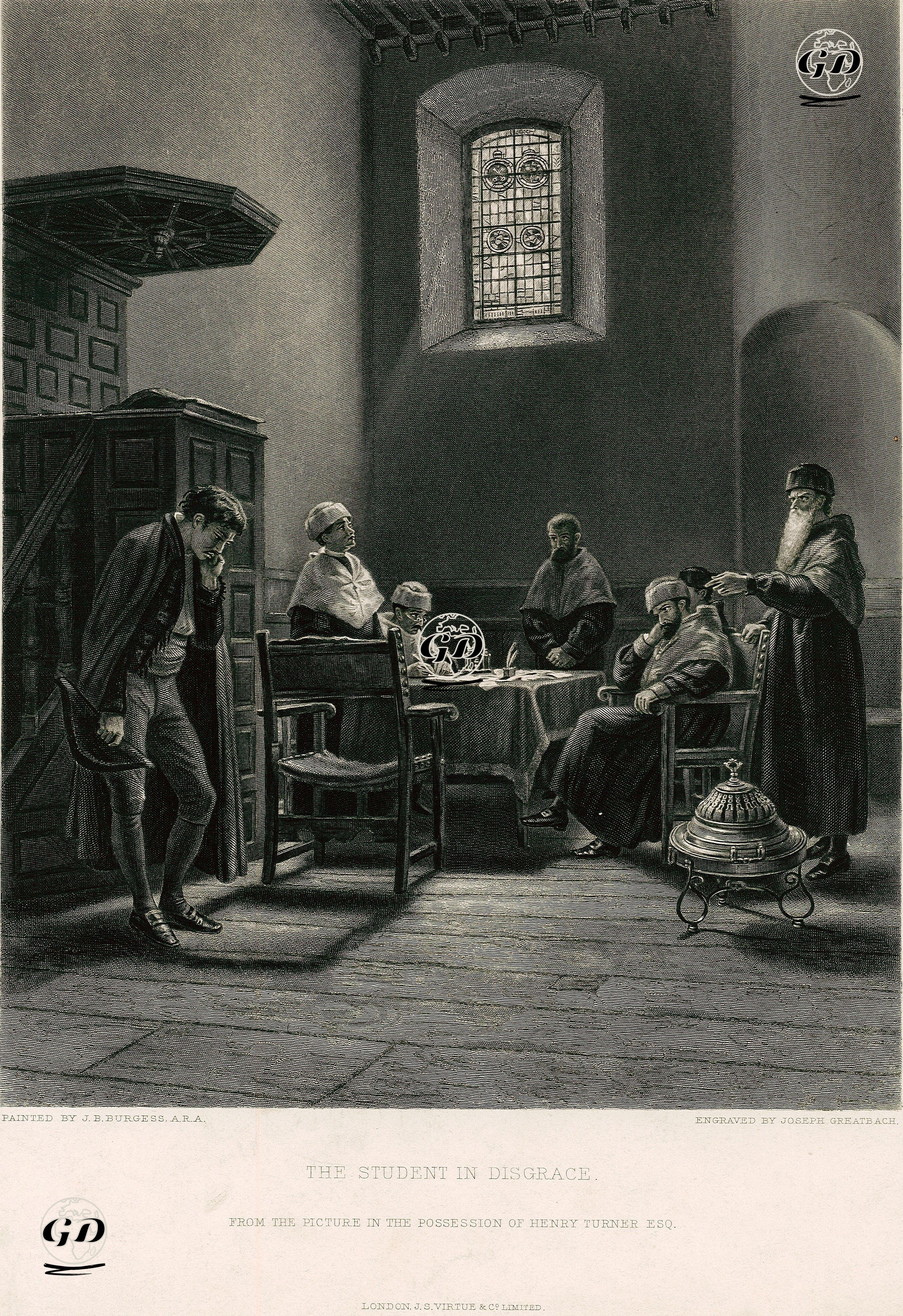The Student İn Disgrace  - John Bagnold Burgess (1829-1897) - 1882
