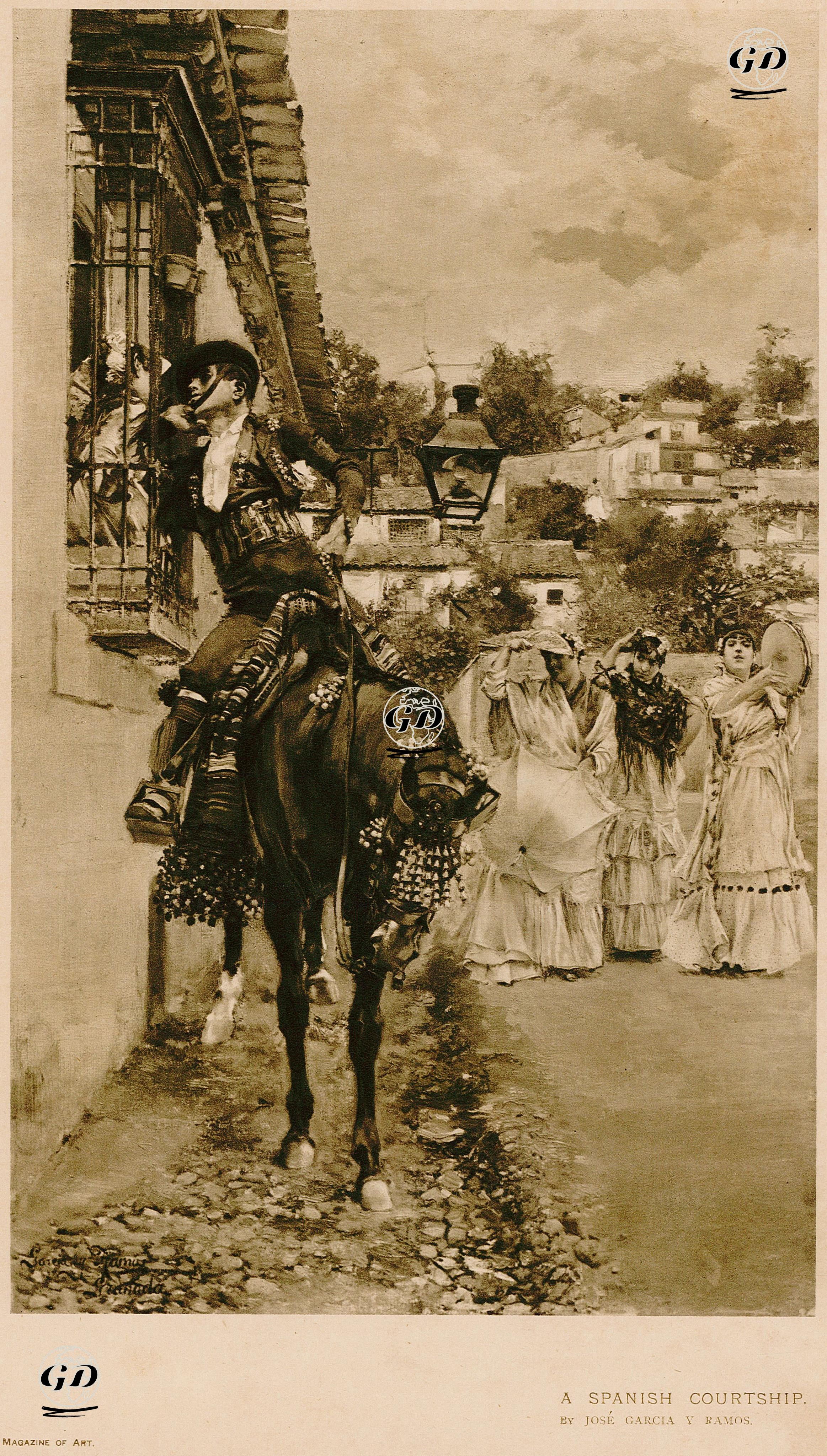 İspanyol Aşkı - J.G.Y.Ramos - 1890's