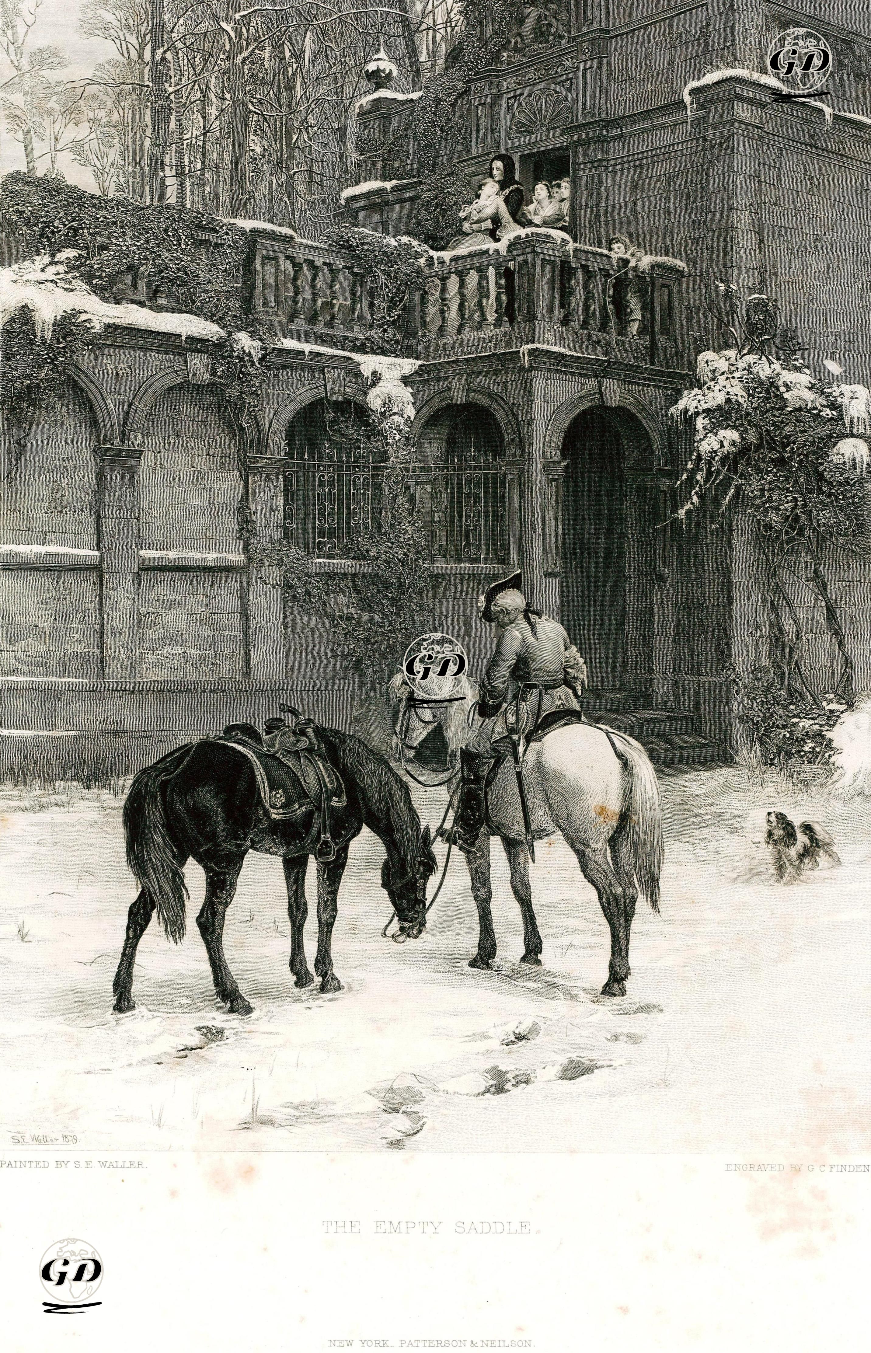 The Empty Saddle  - Samuel Edmund Waller (1850-1903) - 1881