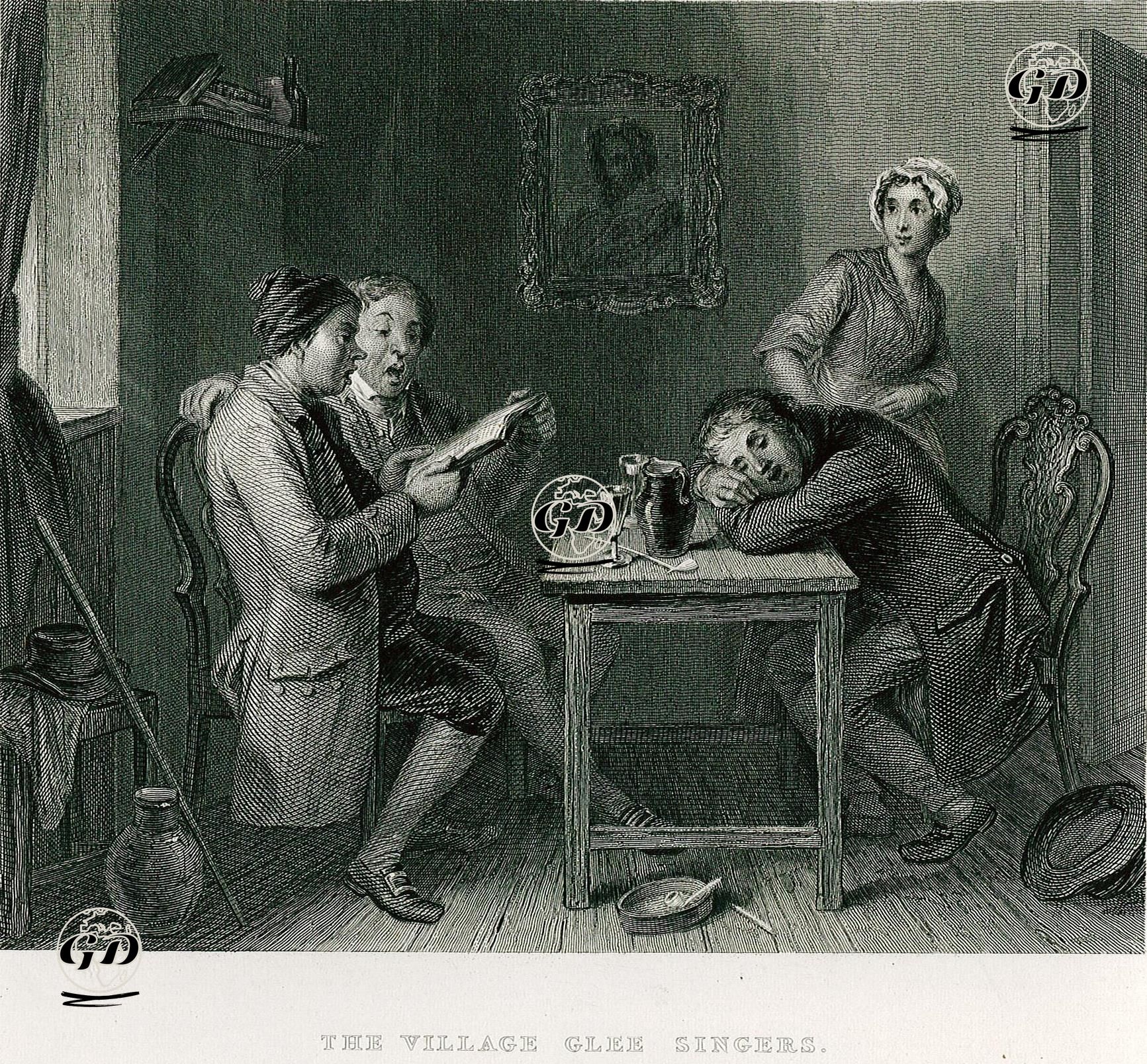 Köy Şarkıcıları - John Masey Wright (1777-1866) - 1850