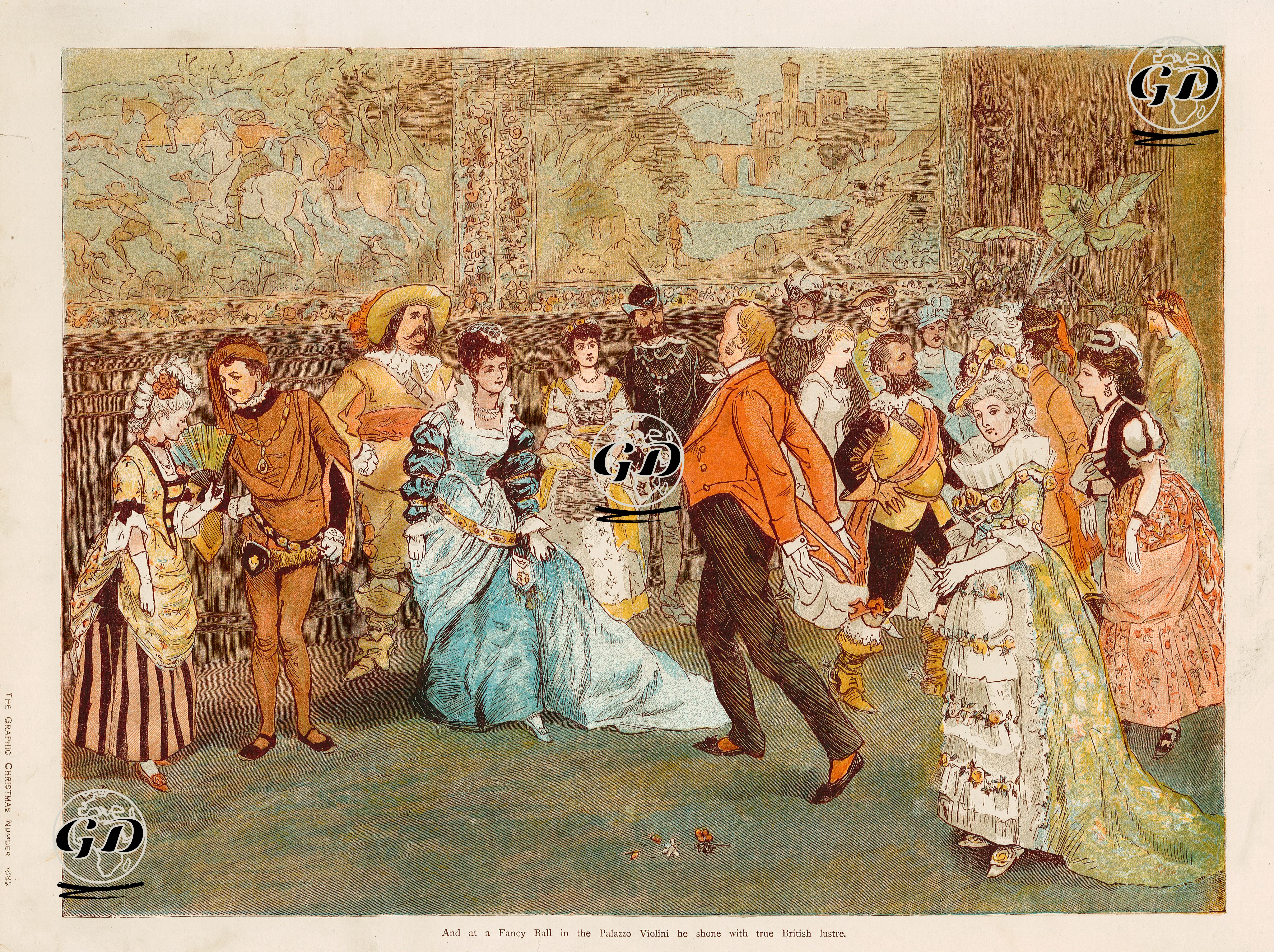 Violini Şehir Binasında Yapılan Balo -  - 1882