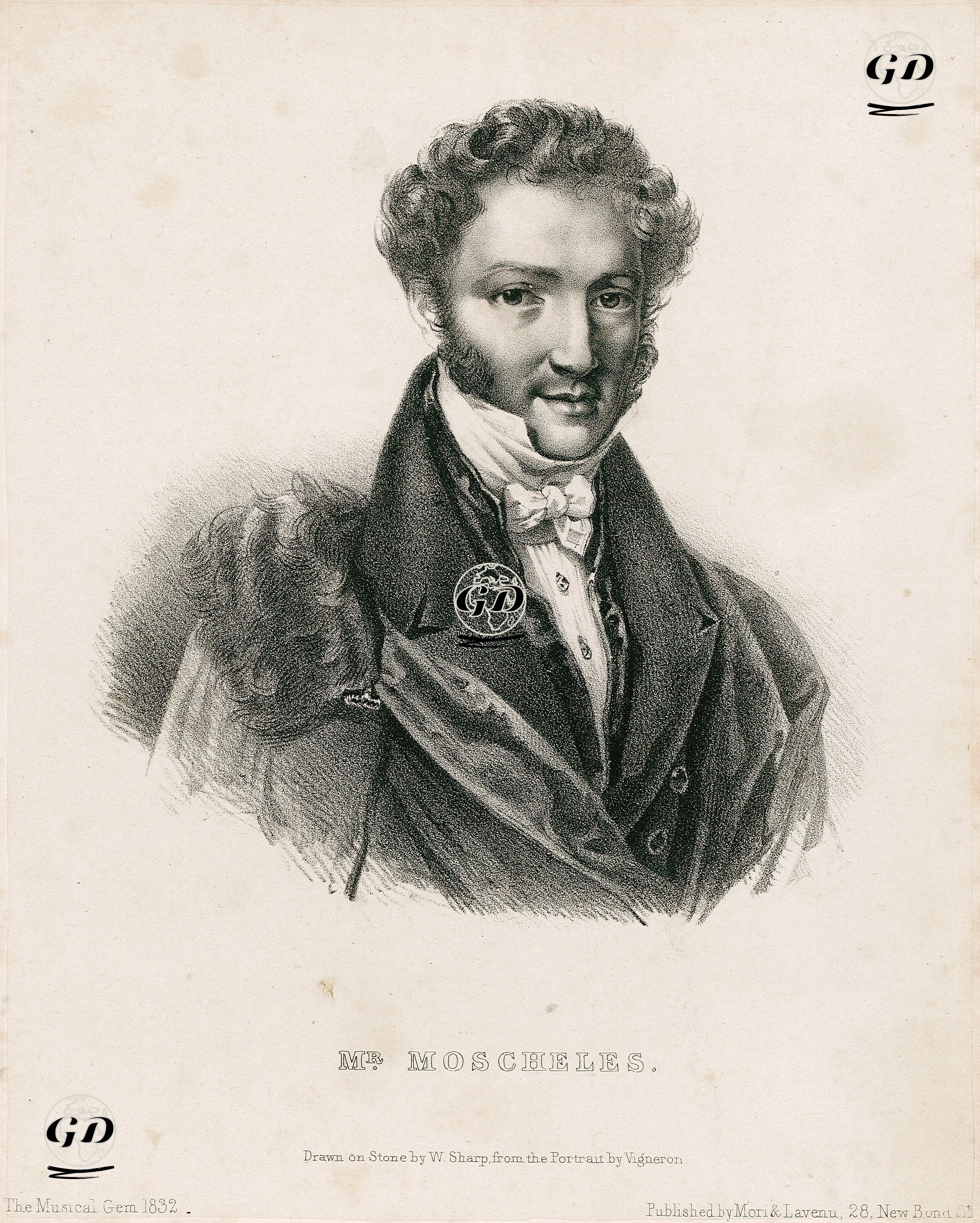 Besteci Ignaz Moscheles - Michael William Sharp (1776-1840) - 1832