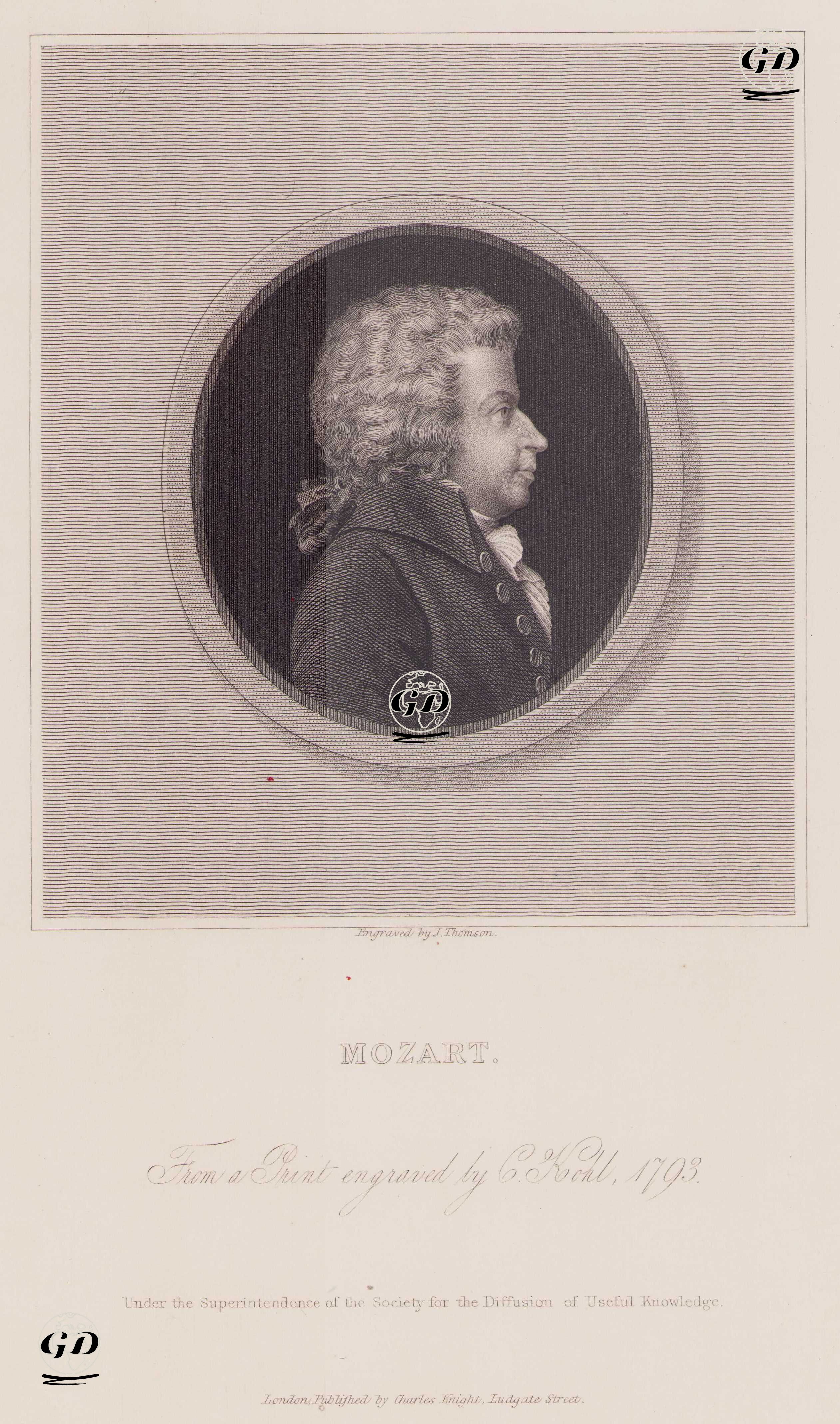 Wolfgang Amadeus Mozart  -  - 1837