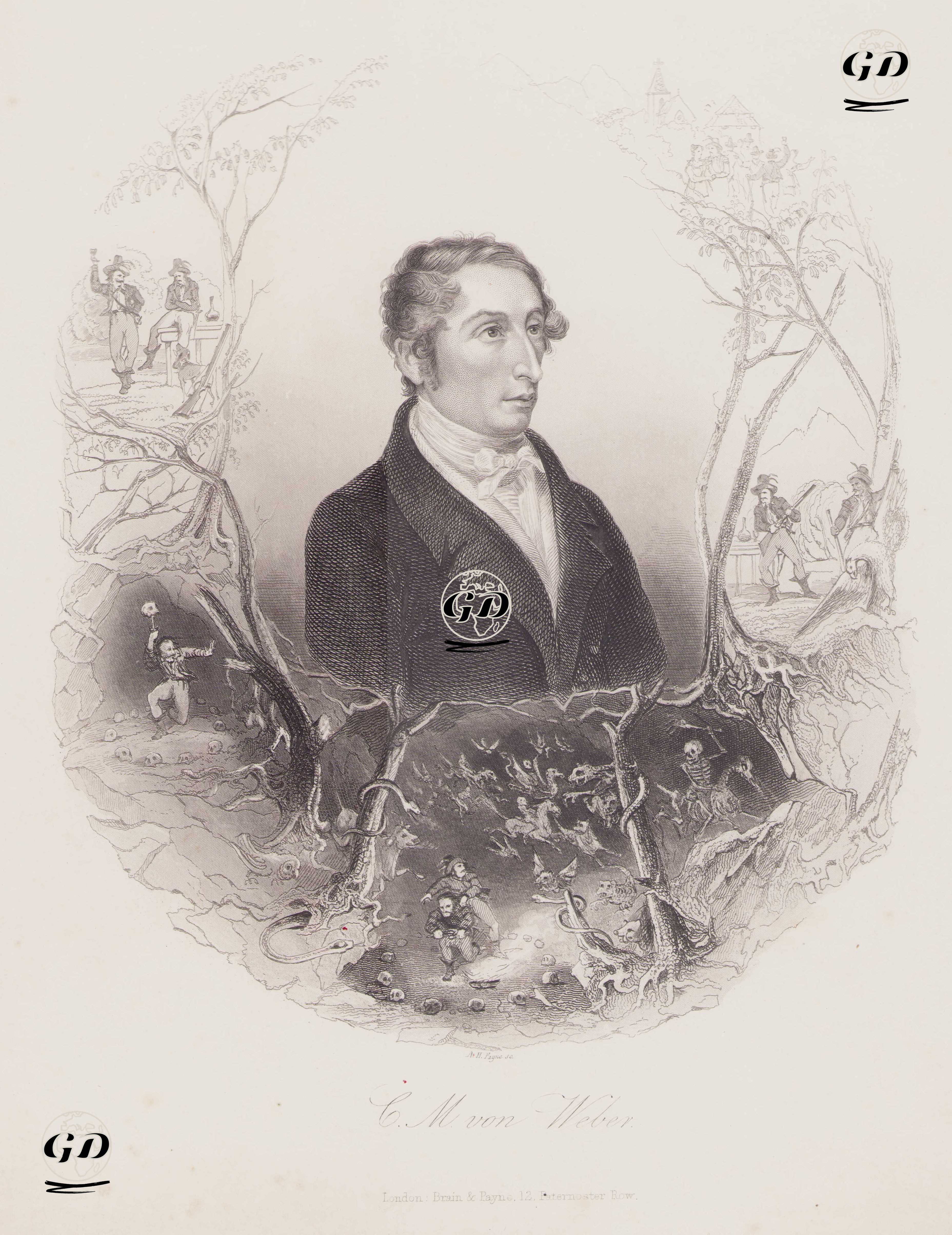 Carl Maria von Weber -  - 1850's