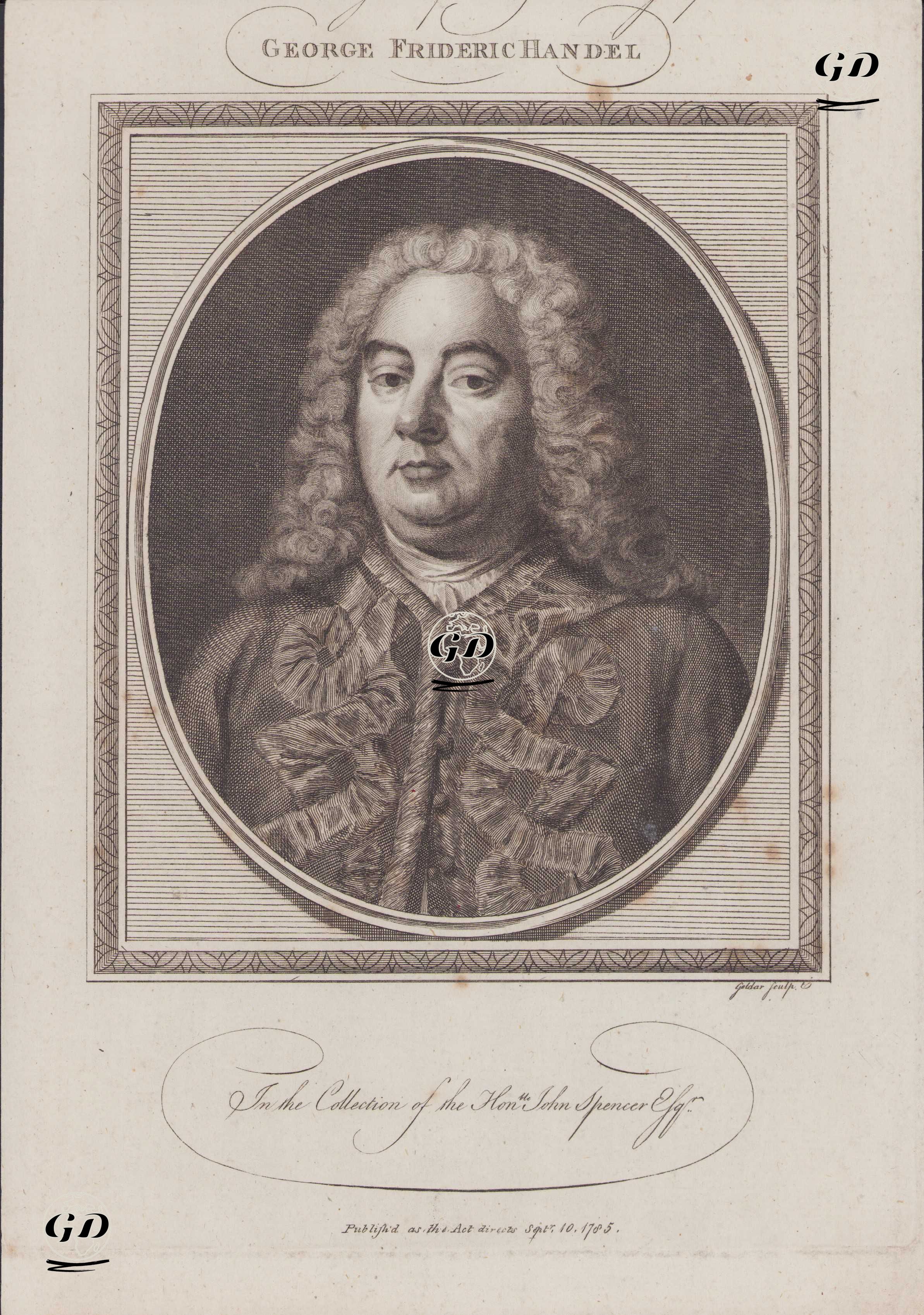 George Frideric Handel -  - 1785