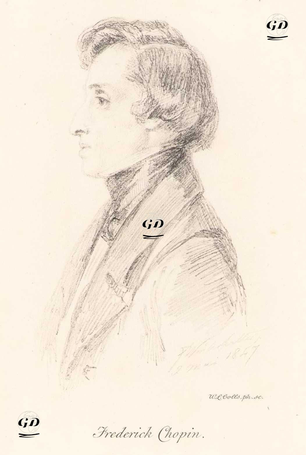 Frederick Chopin - Walter L Colls - 1880's-1890's
