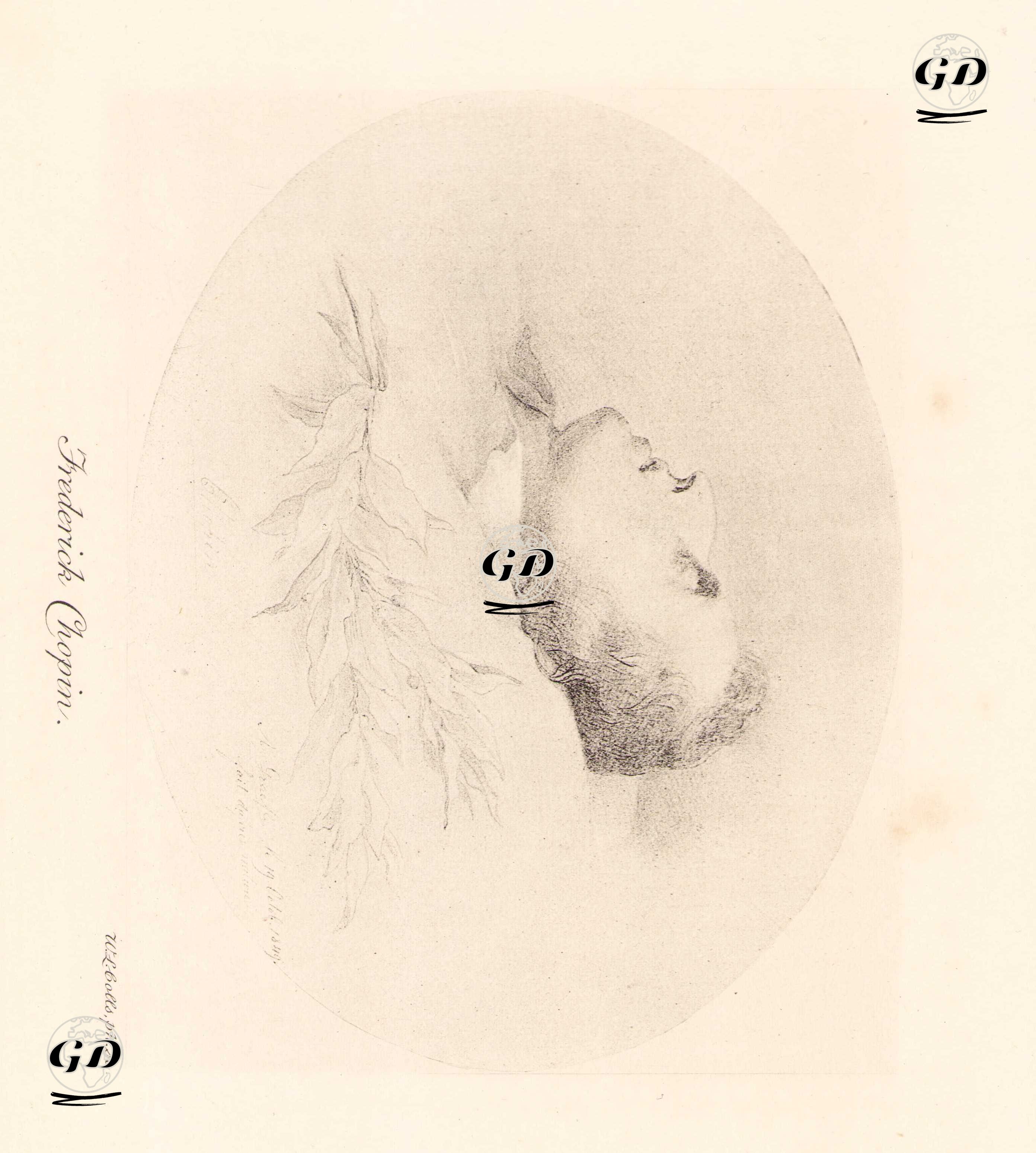 Frederic Chopin 1849 Yılında Ölüm Döşeğinde - Walter L Colls - 1880's-1890's