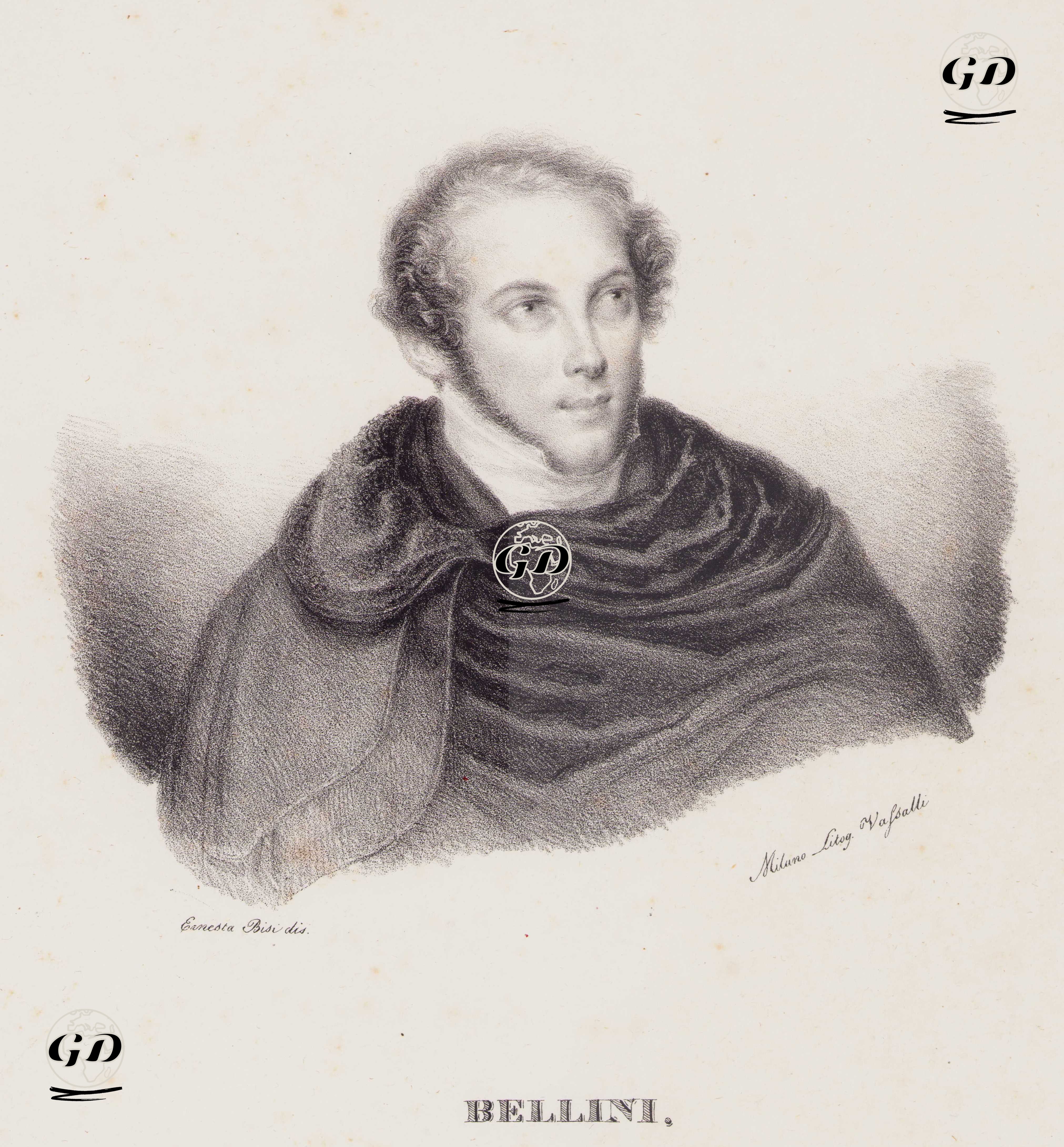 Bellini - Ernesta Legnani Bisi (1788-1859) - 1840's-1860's