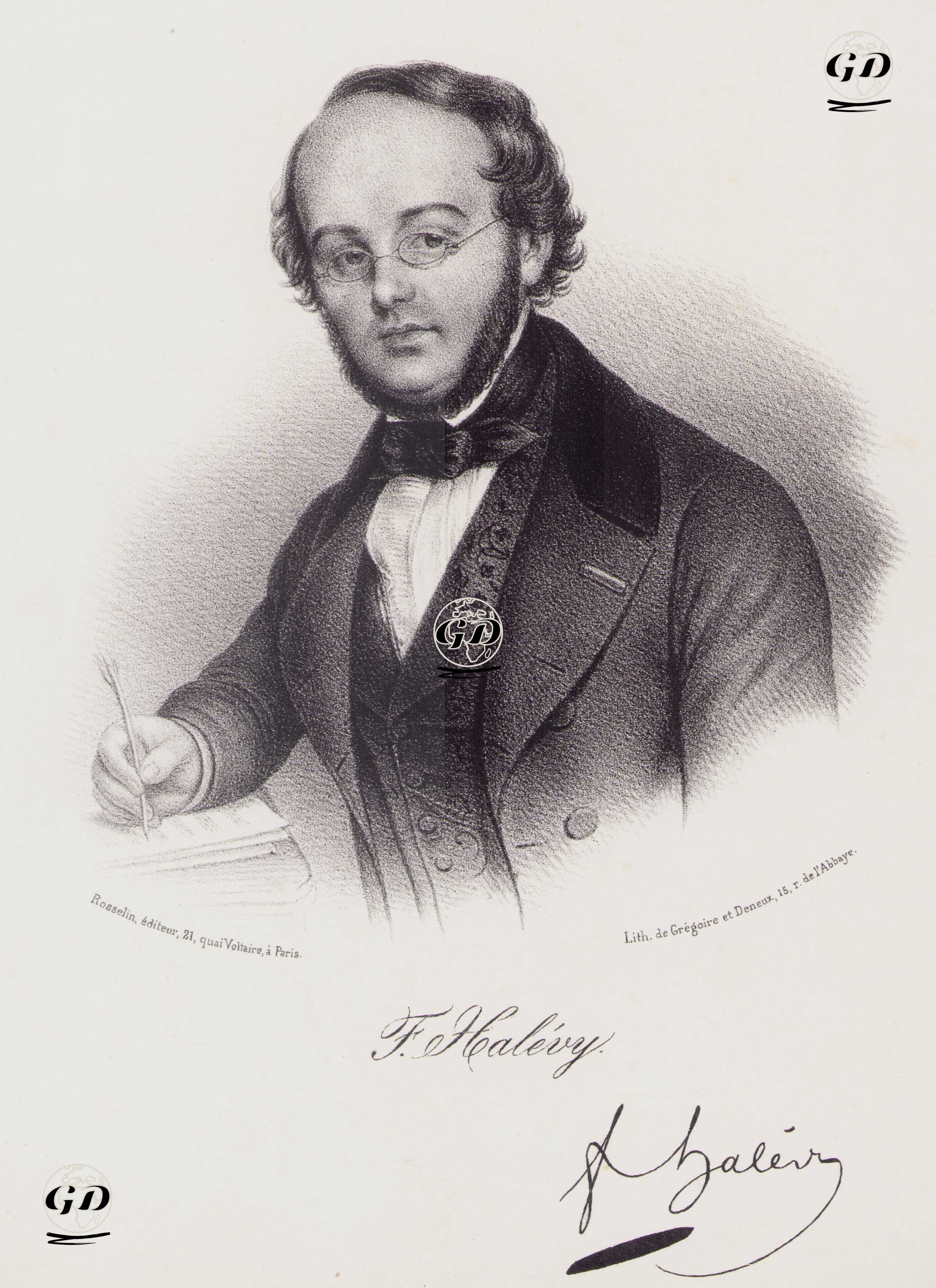 F.Halevy - Francois Seraphin Delpech (1778-1825) - 1845