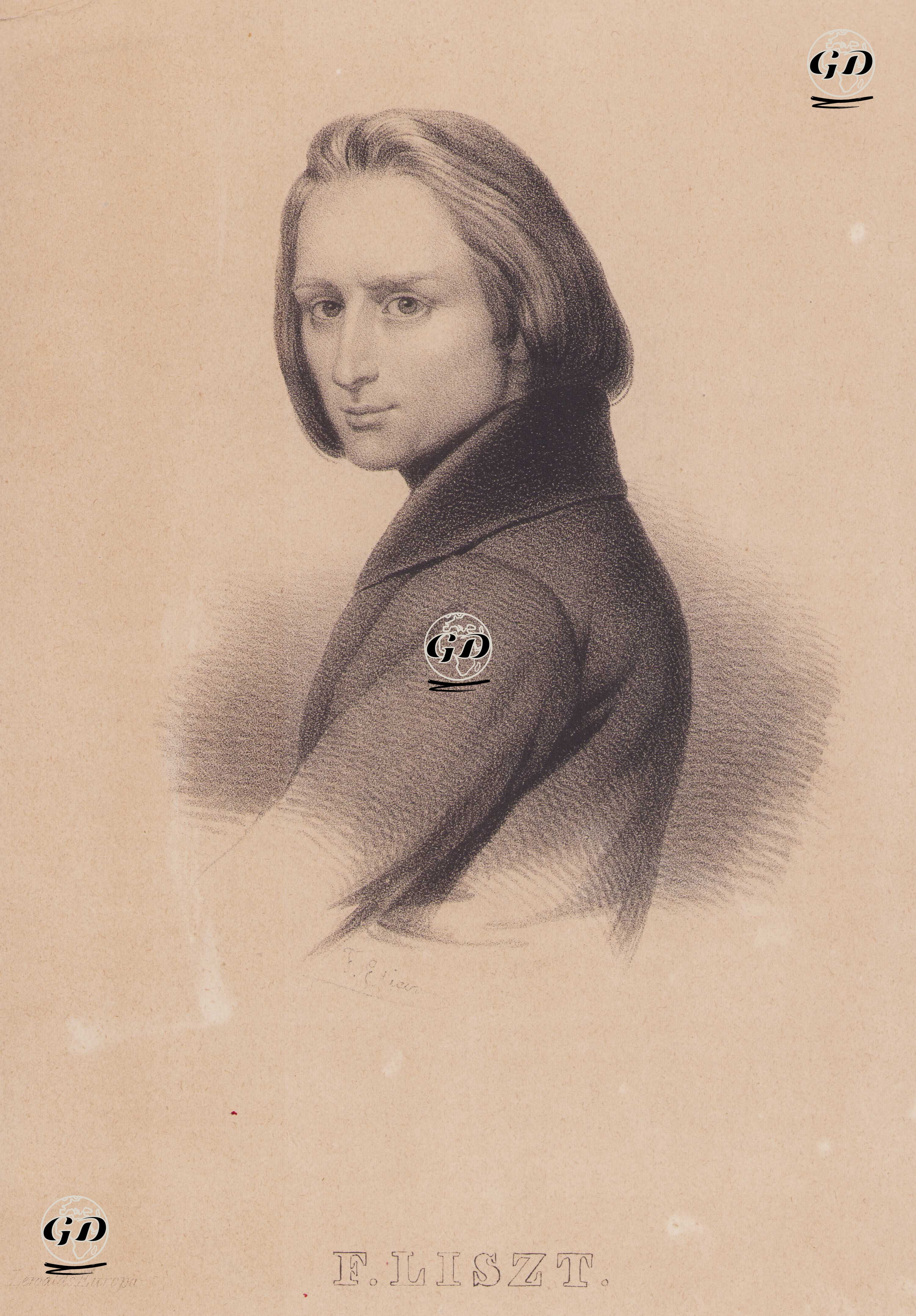 Franz Liszt - Ary Scheffer (1795-1858) - 1840's-1860's
