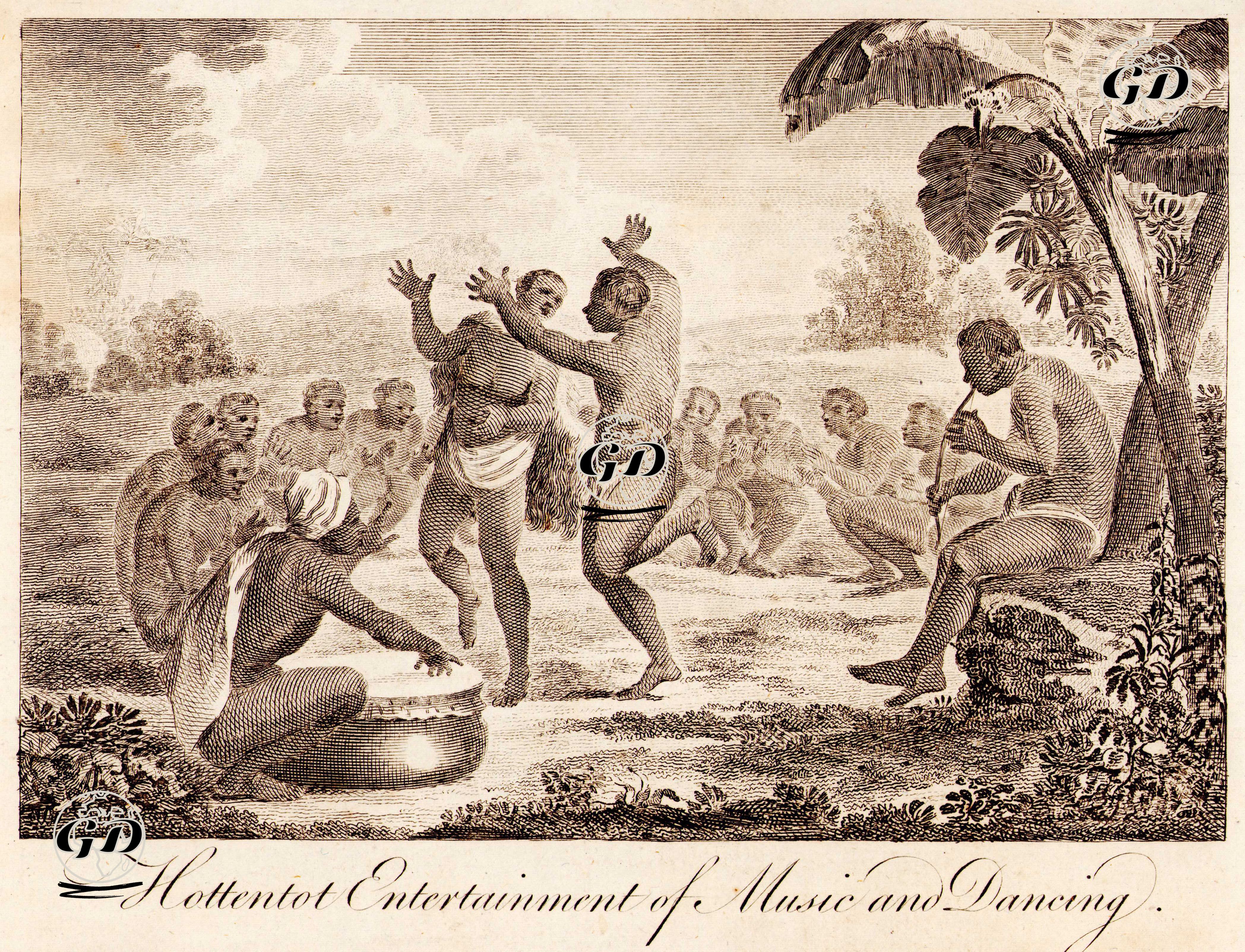 Hottentot'ların Müzik ve Dans Eğlencesi -  - 1775