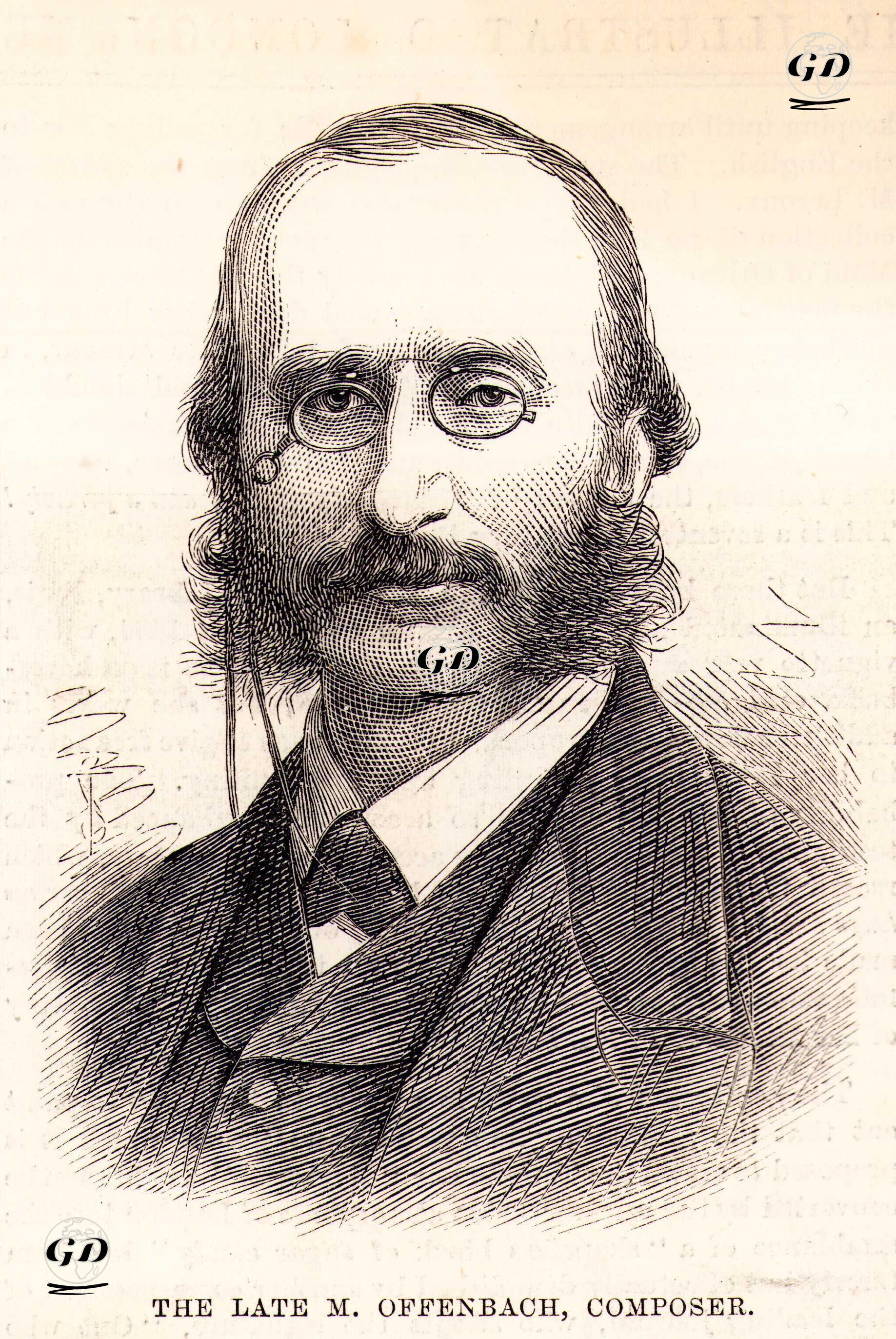 Jacques Offenbach  -  - 1880